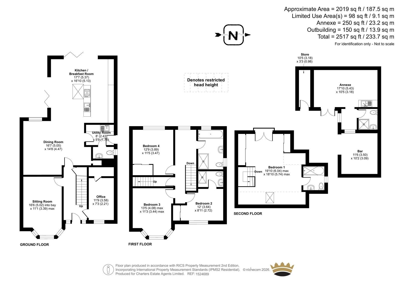149, George V Avenue, West Sussex floorplan