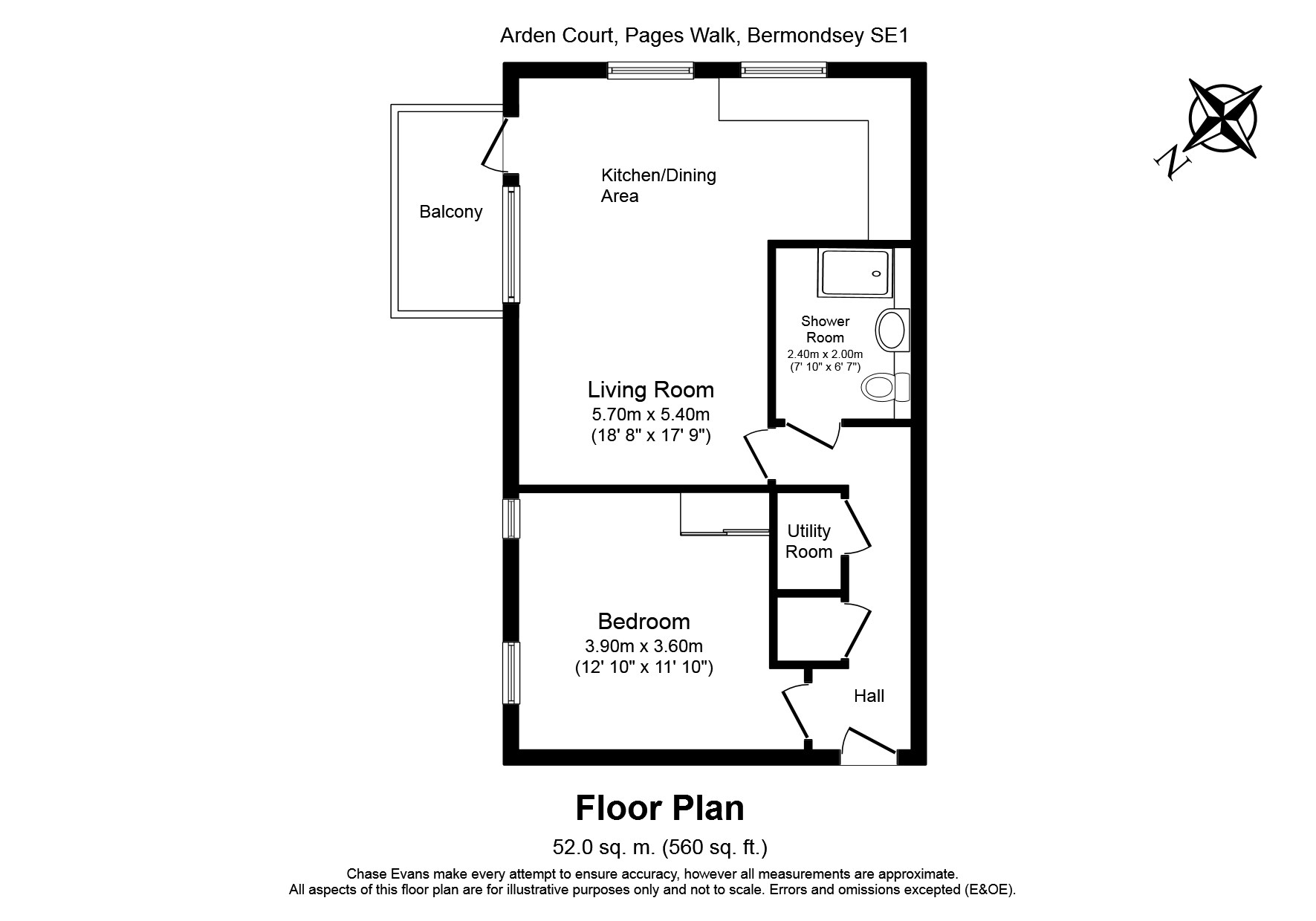 1 Bedrooms Flat to rent in Alwen Court, Pages Walk, Bermondsey SE1