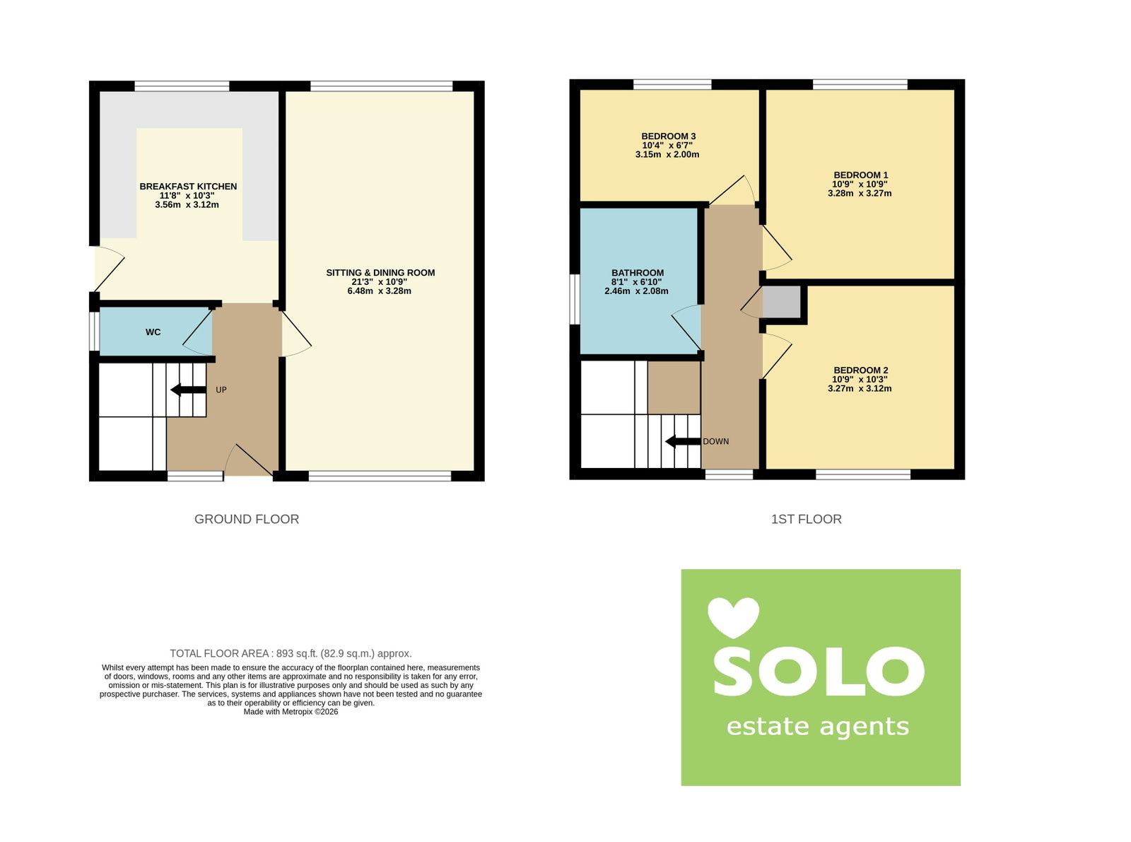 28, Princess Close, Ripon floorplan