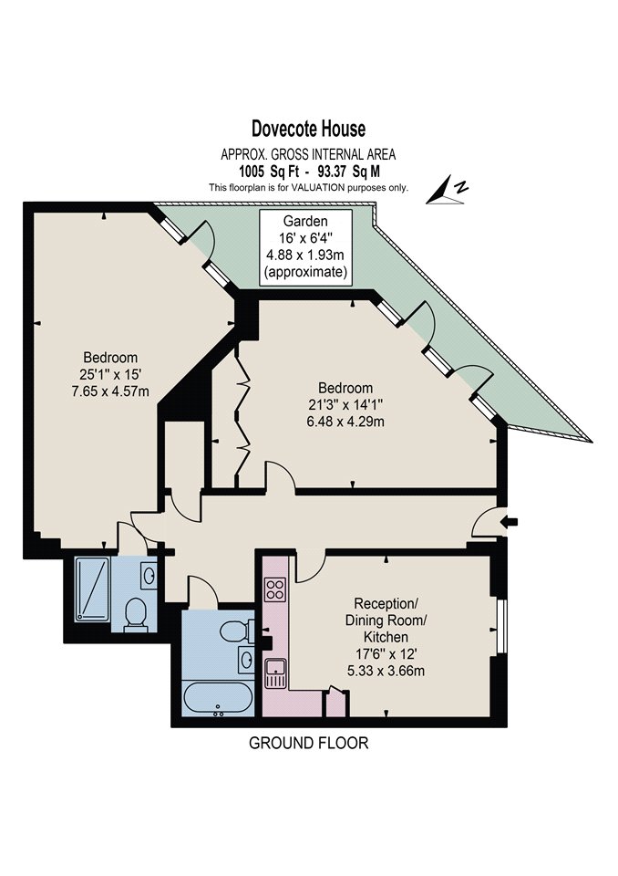 Water Gardens Square, London floorplan