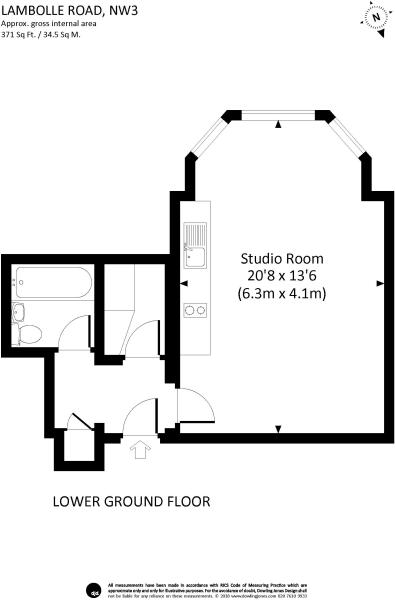0 Bedrooms Studio to rent in Lambolle Road, Belsize Park, London NW3