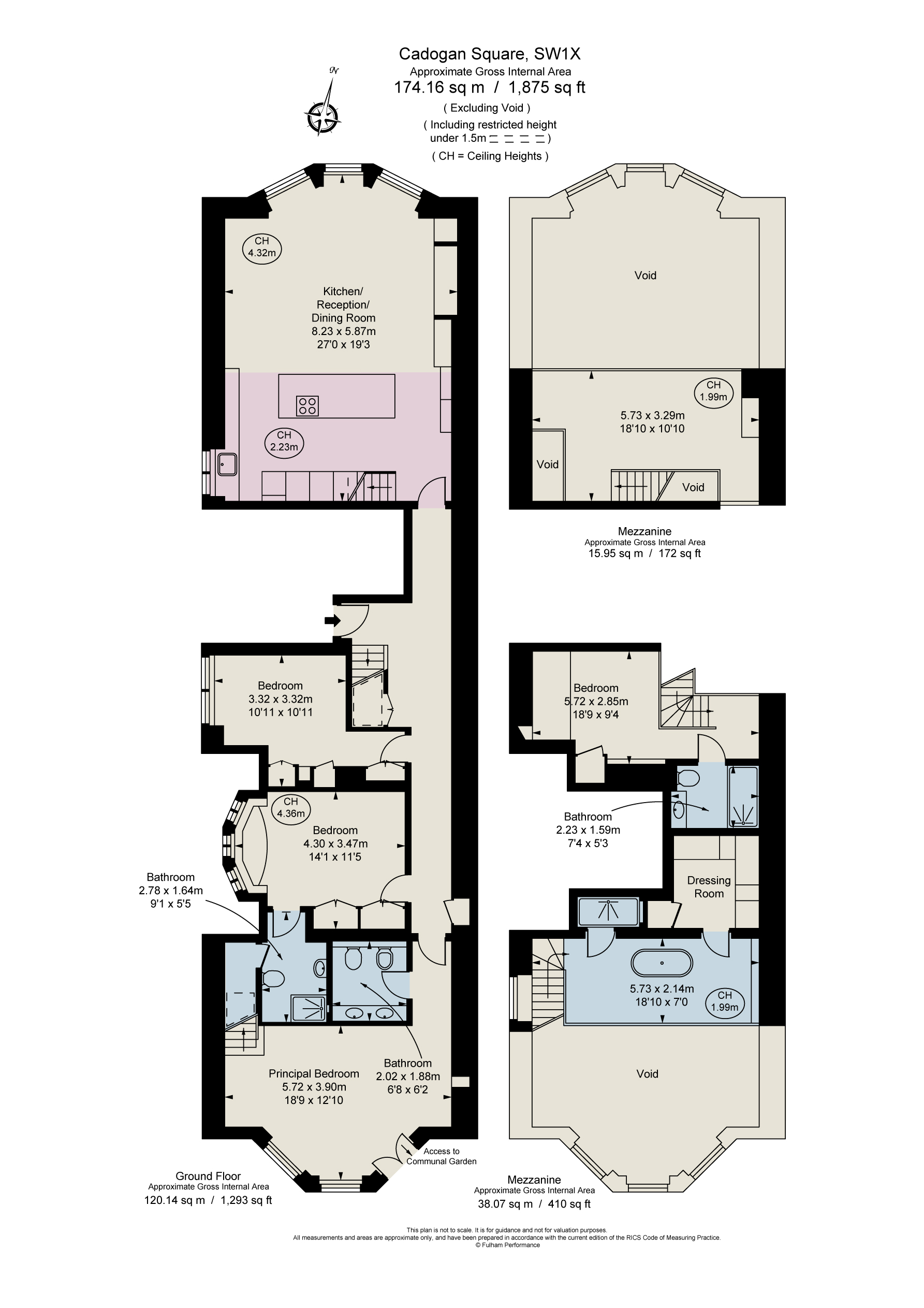 Flat 1, 79, Cadogan Square, London floorplan