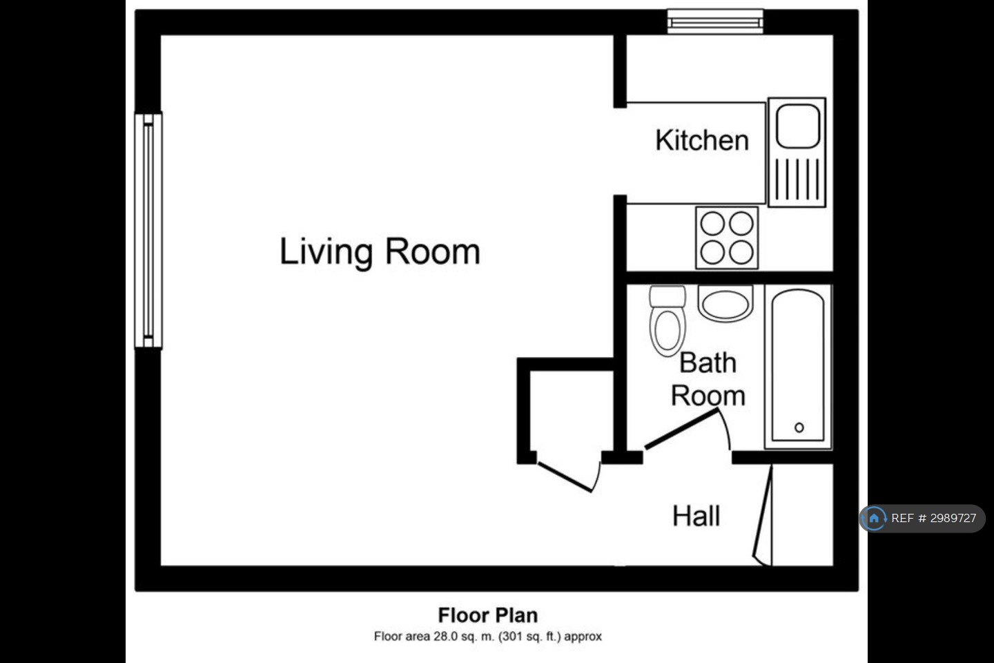 Rickwood, Horley floorplan