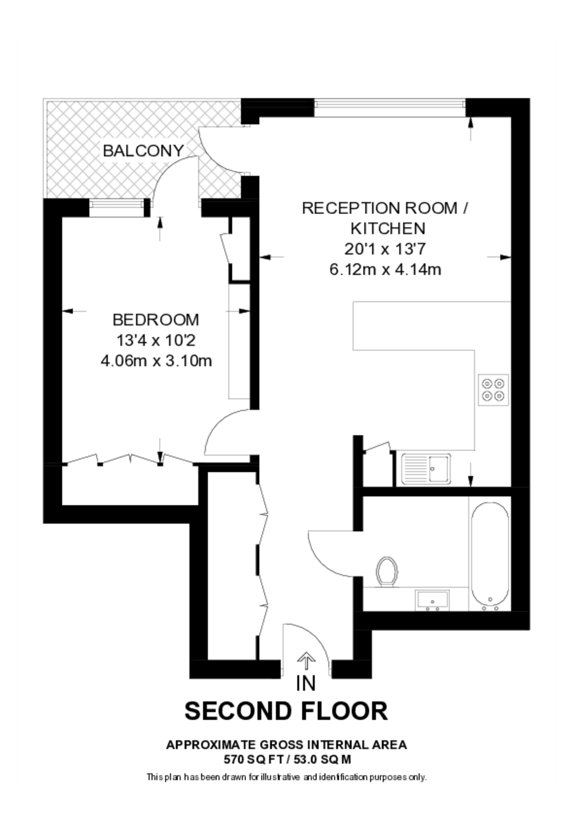 Flat 9, Cambium House, Wembley Park floorplan