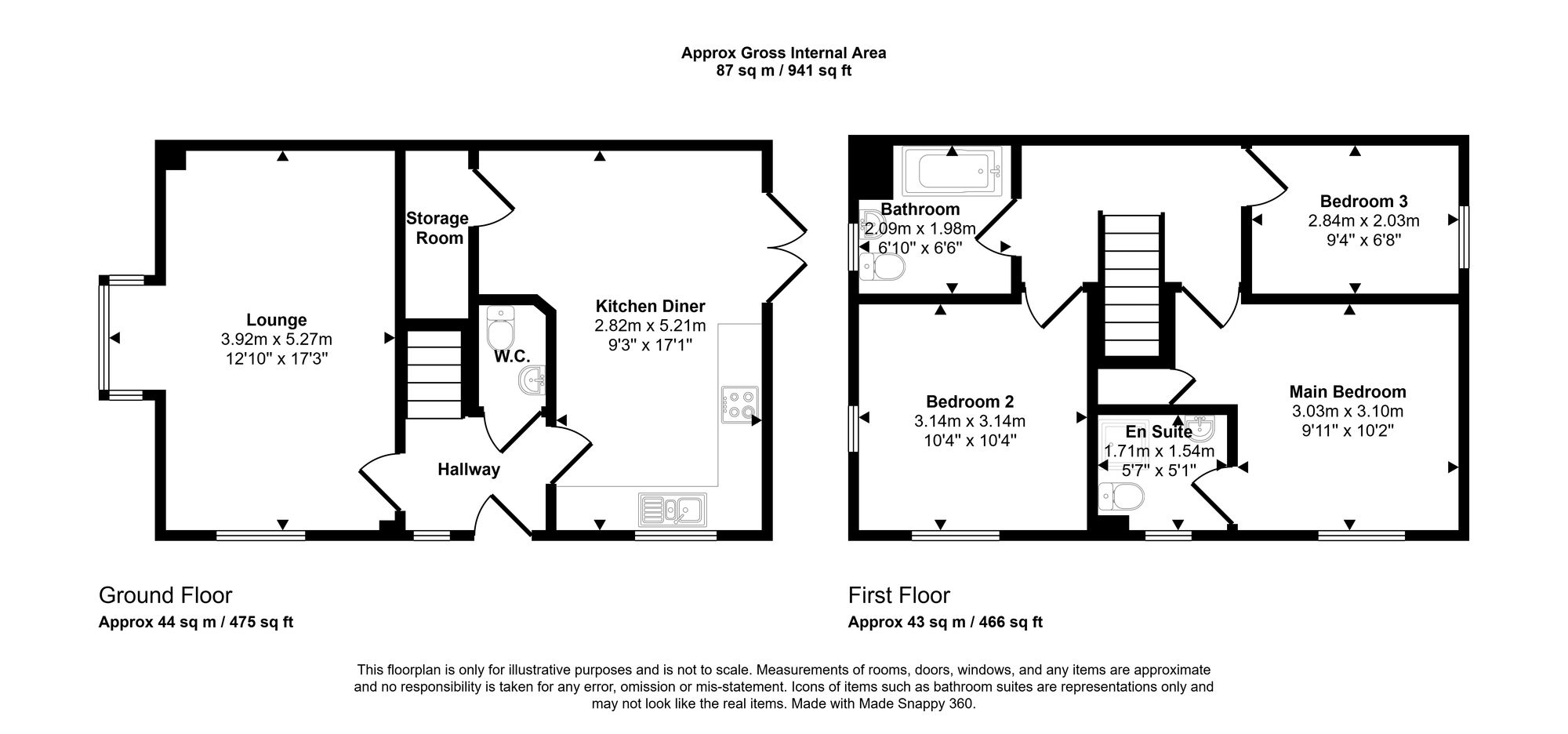 146 Housley Close, Wigan floorplan