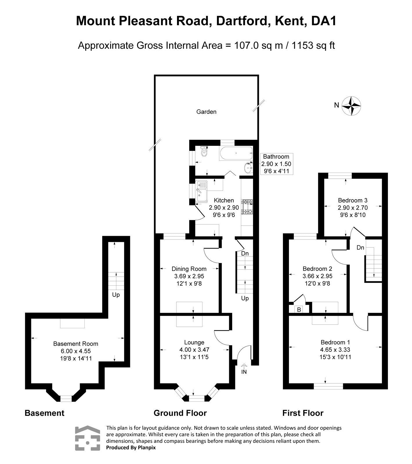 3, Mount Pleasant Road, Kent floorplan