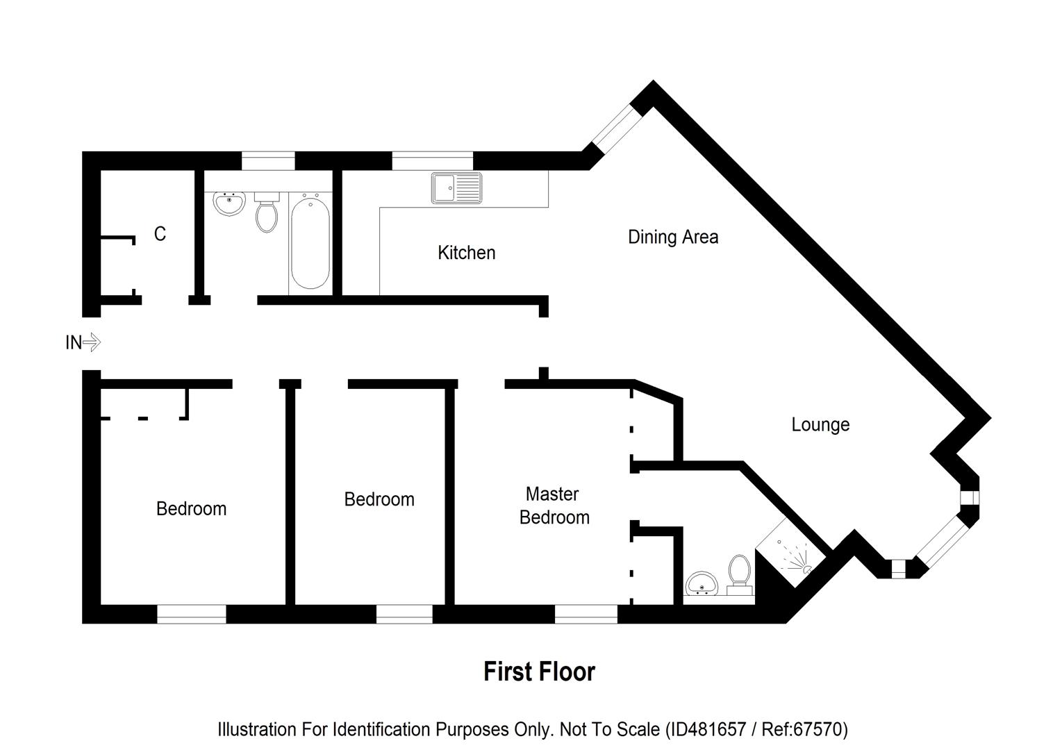 3 Bedrooms Flat for sale in Overton Road, Kirkcaldy KY1