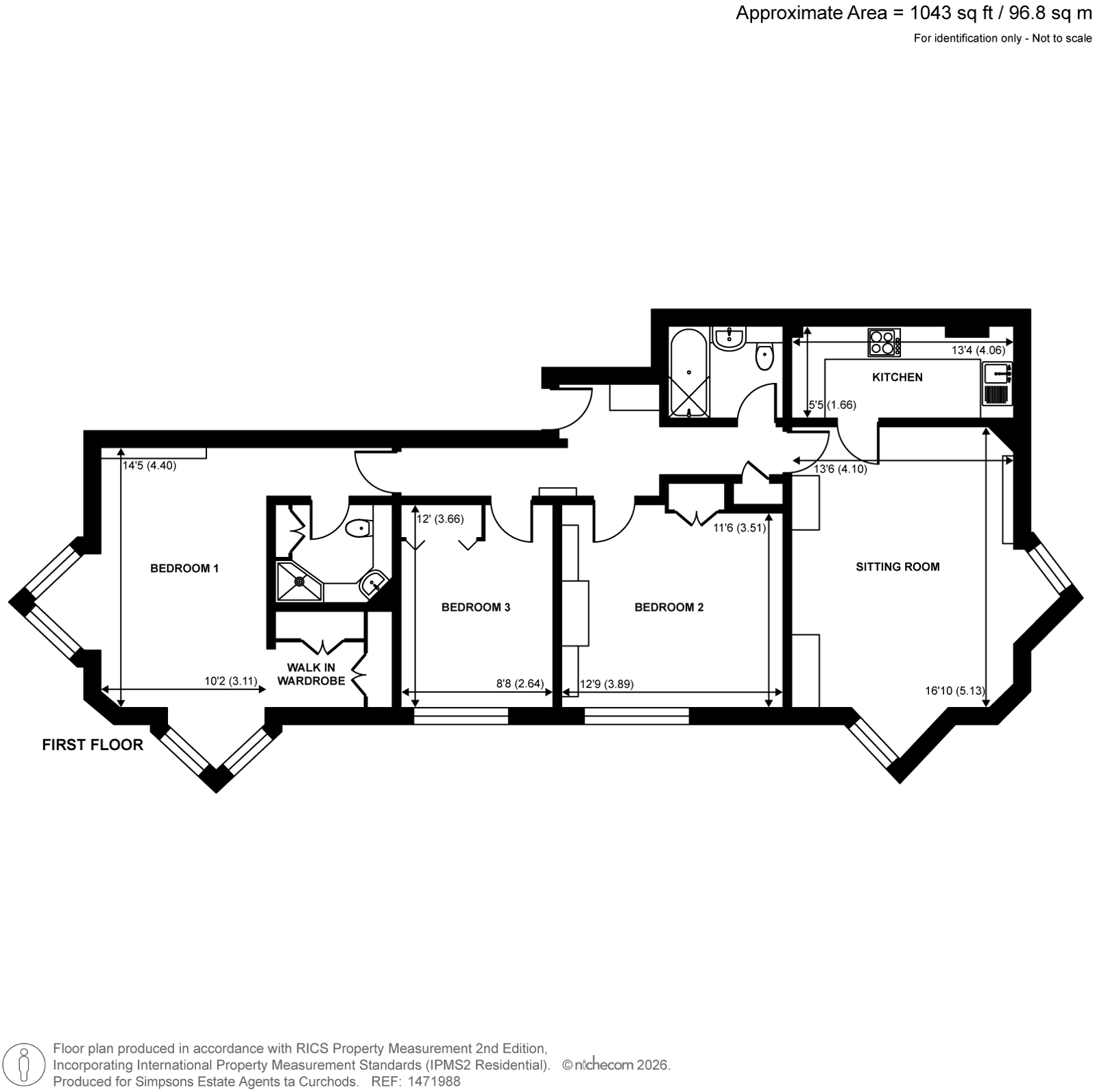 17 Stoneydeep,, Twickenham Road, Teddington floorplan