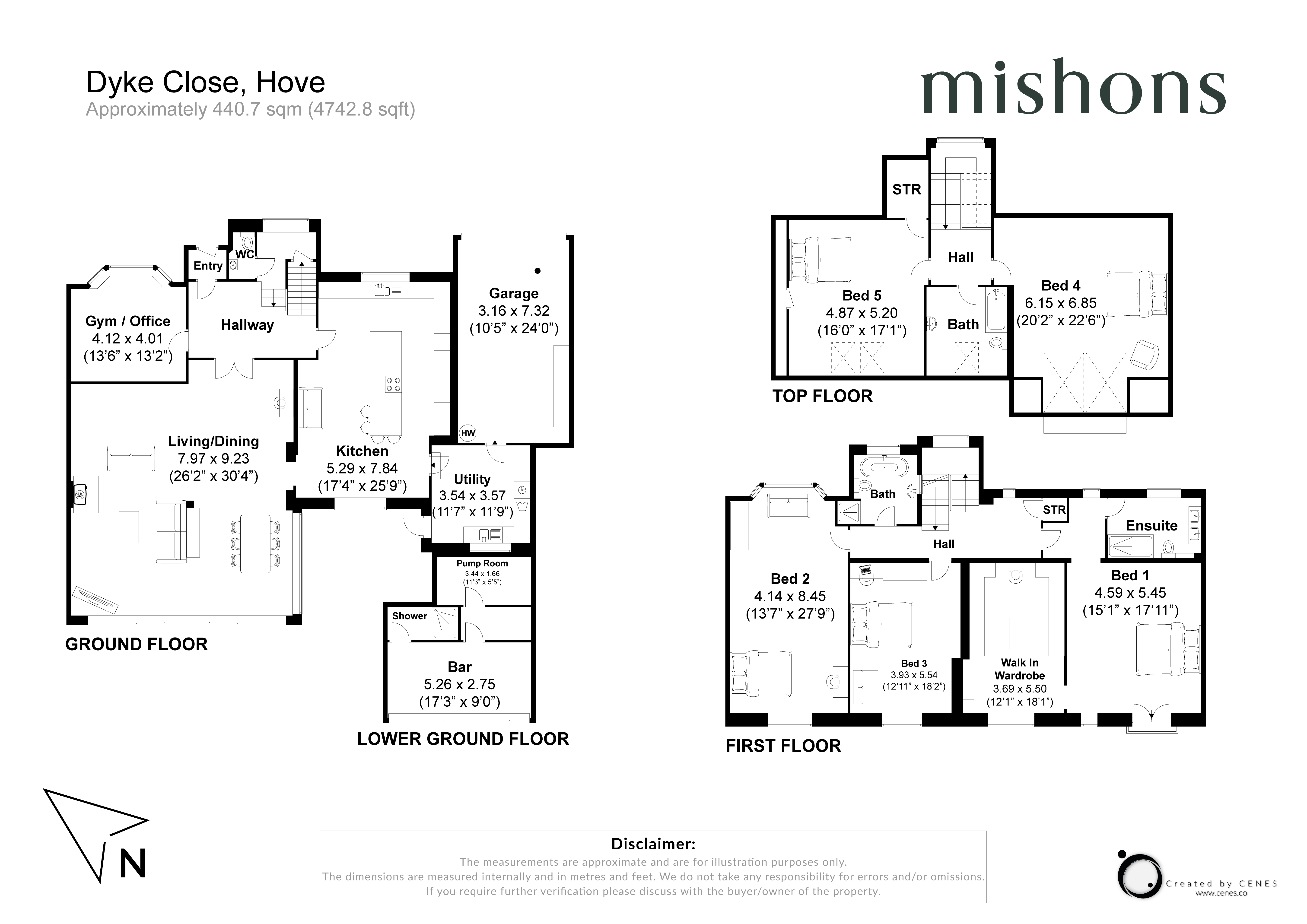6, Dyke Close, East Sussex floorplan