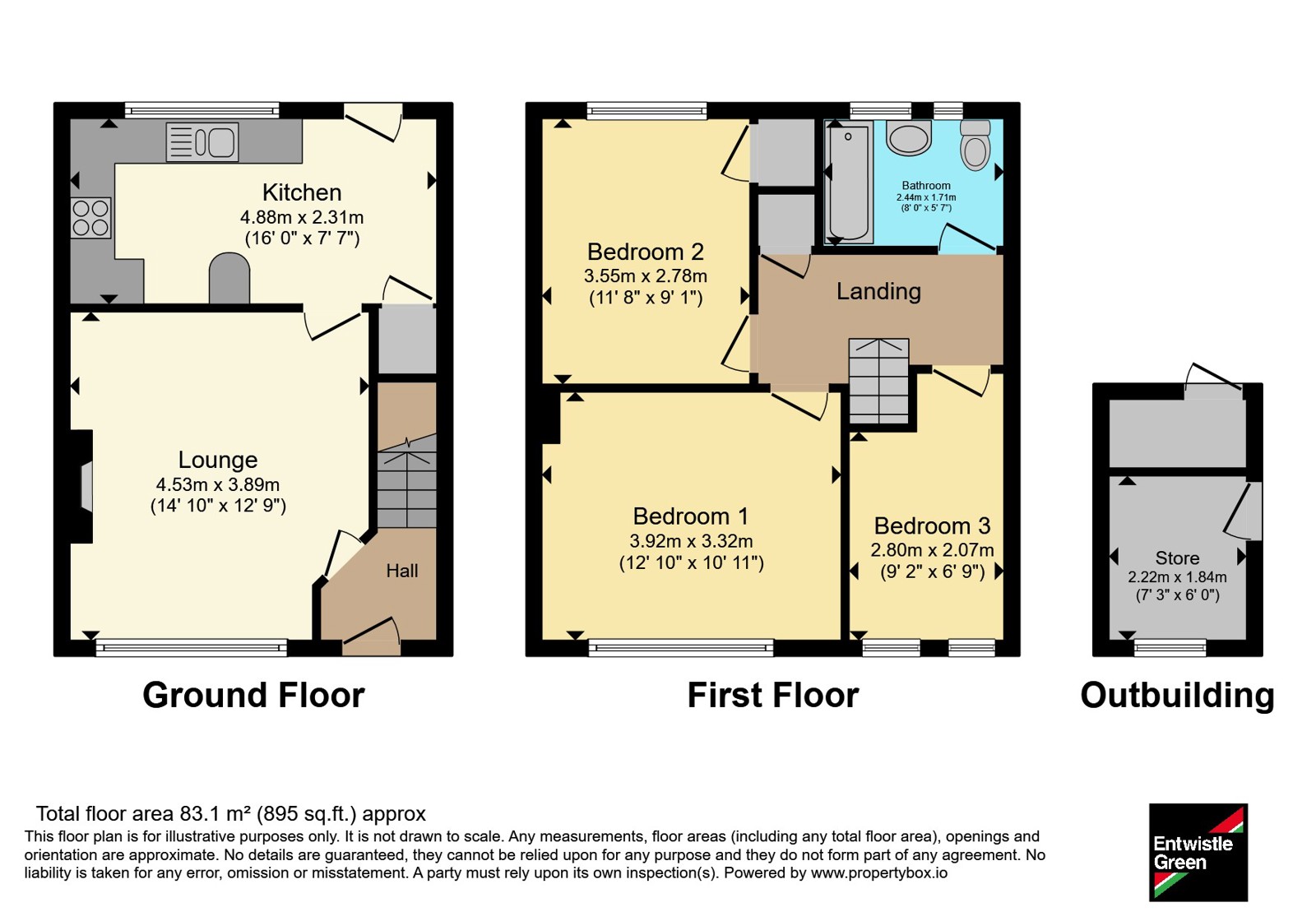8, Keswick Crescent, Cheshire floorplan