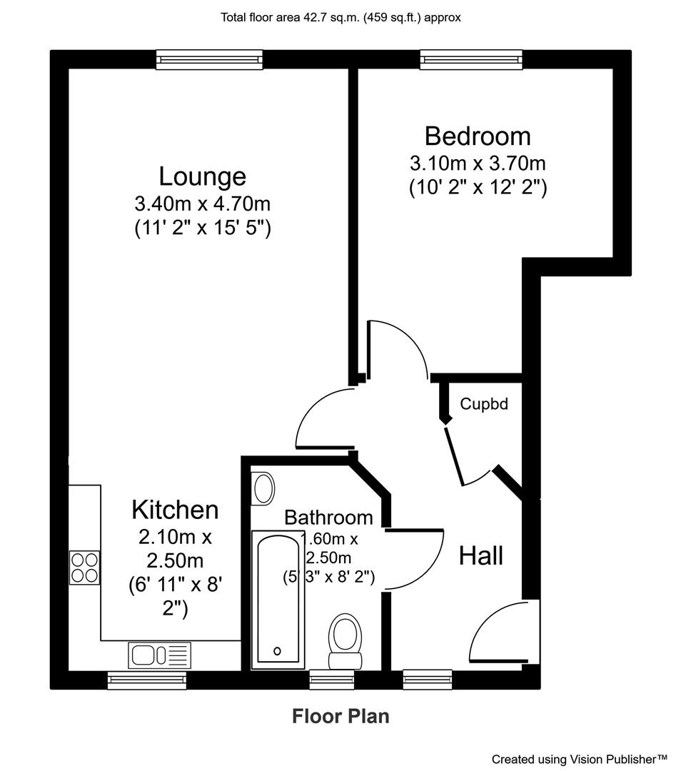 Apartment 8, St Clements Court, 159 Sandy Lane, Rochdale floorplan