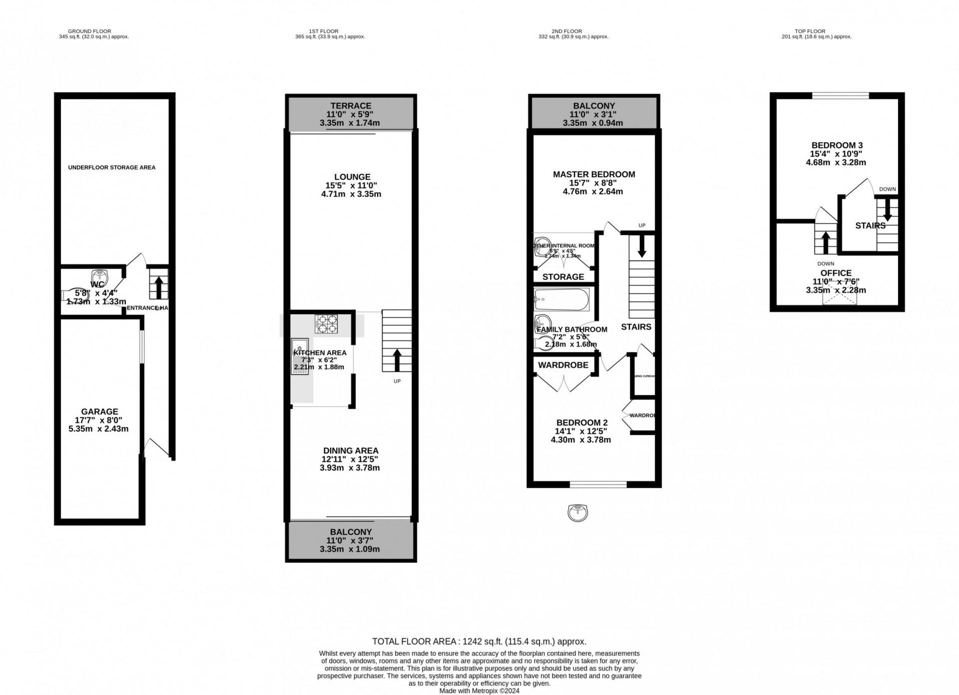 7,Marine Gardens, Ramsey floorplan