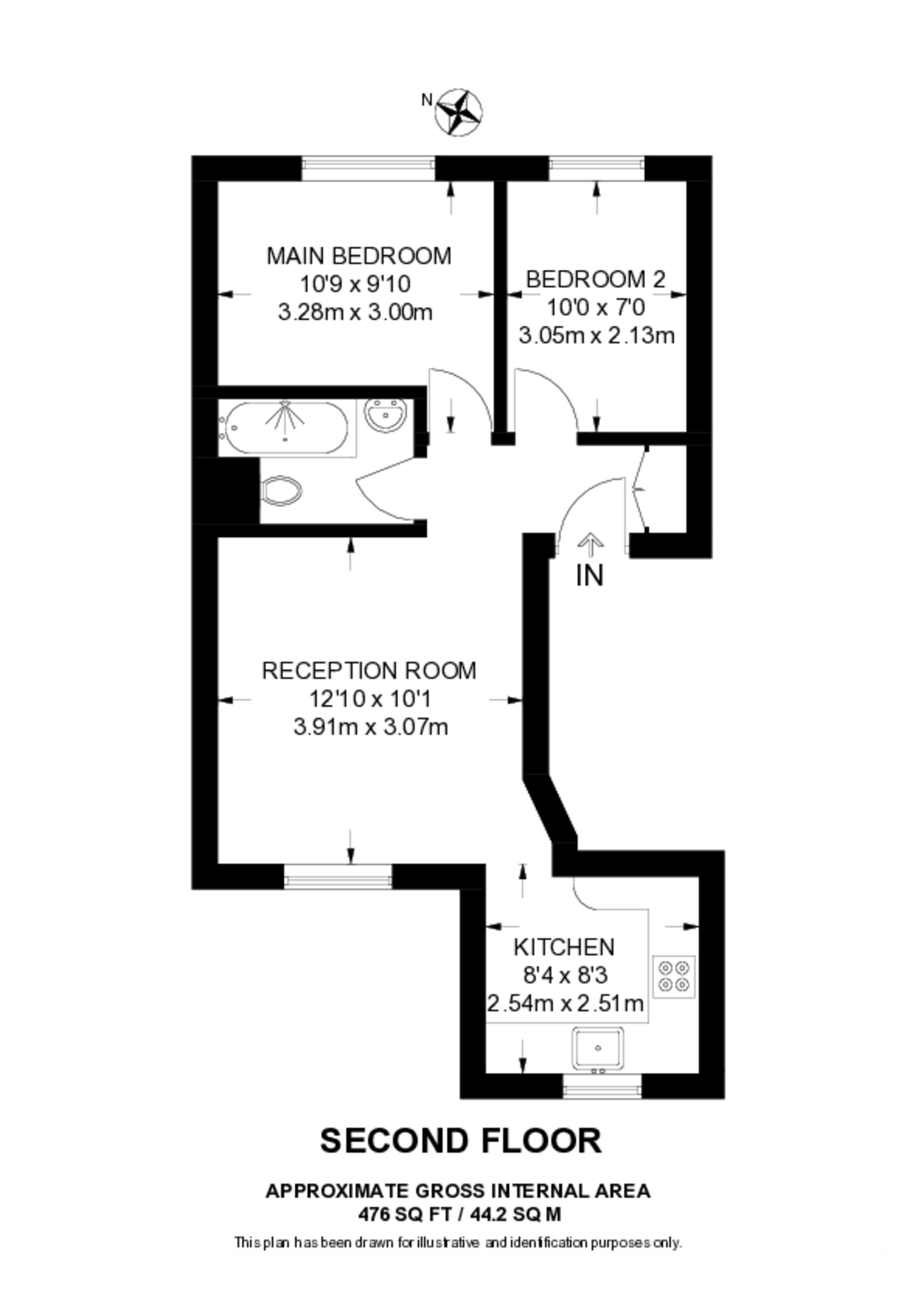 Fernhead Road, Maida Vale floorplan