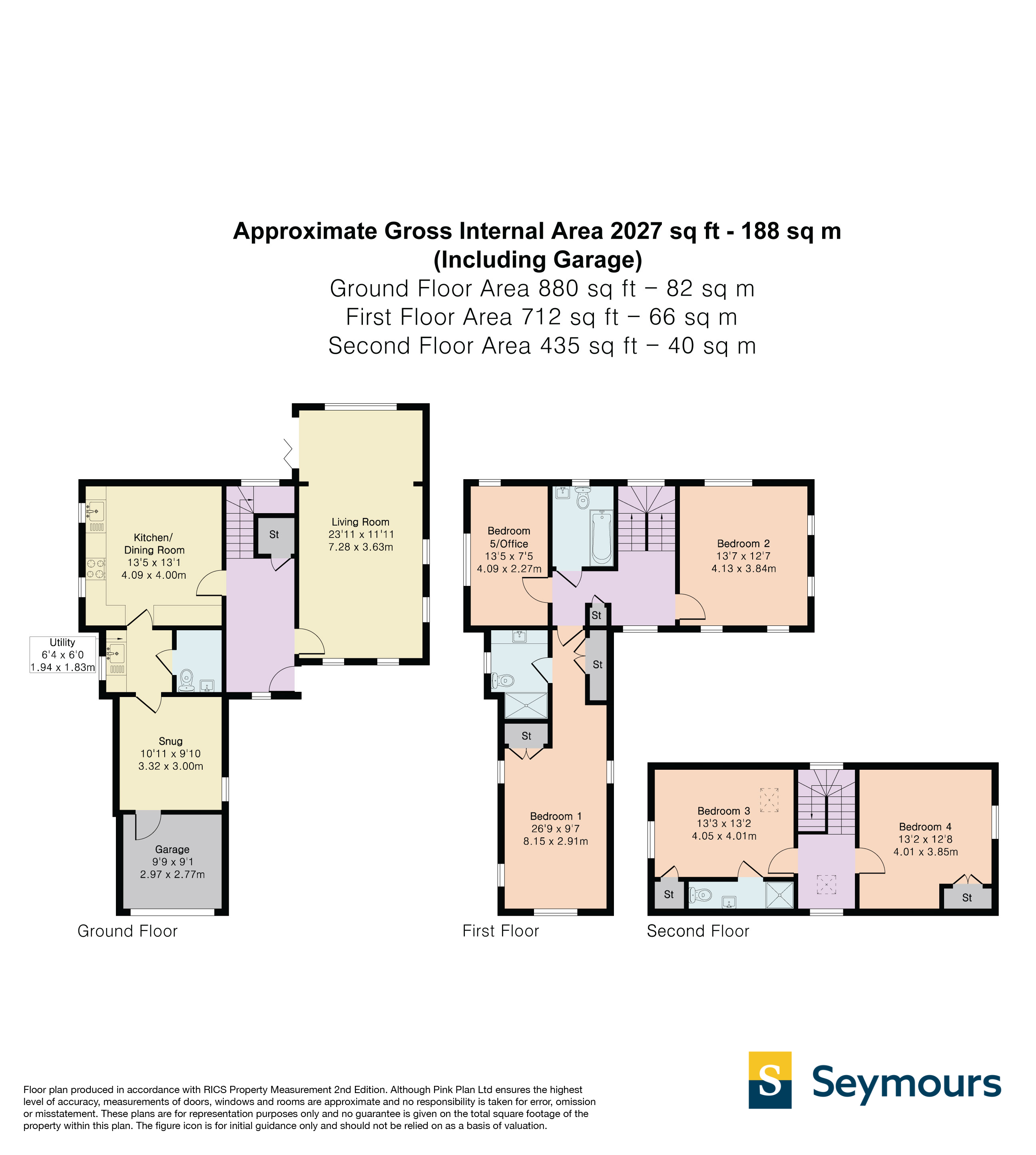 4, Sorrel Close, Surrey floorplan