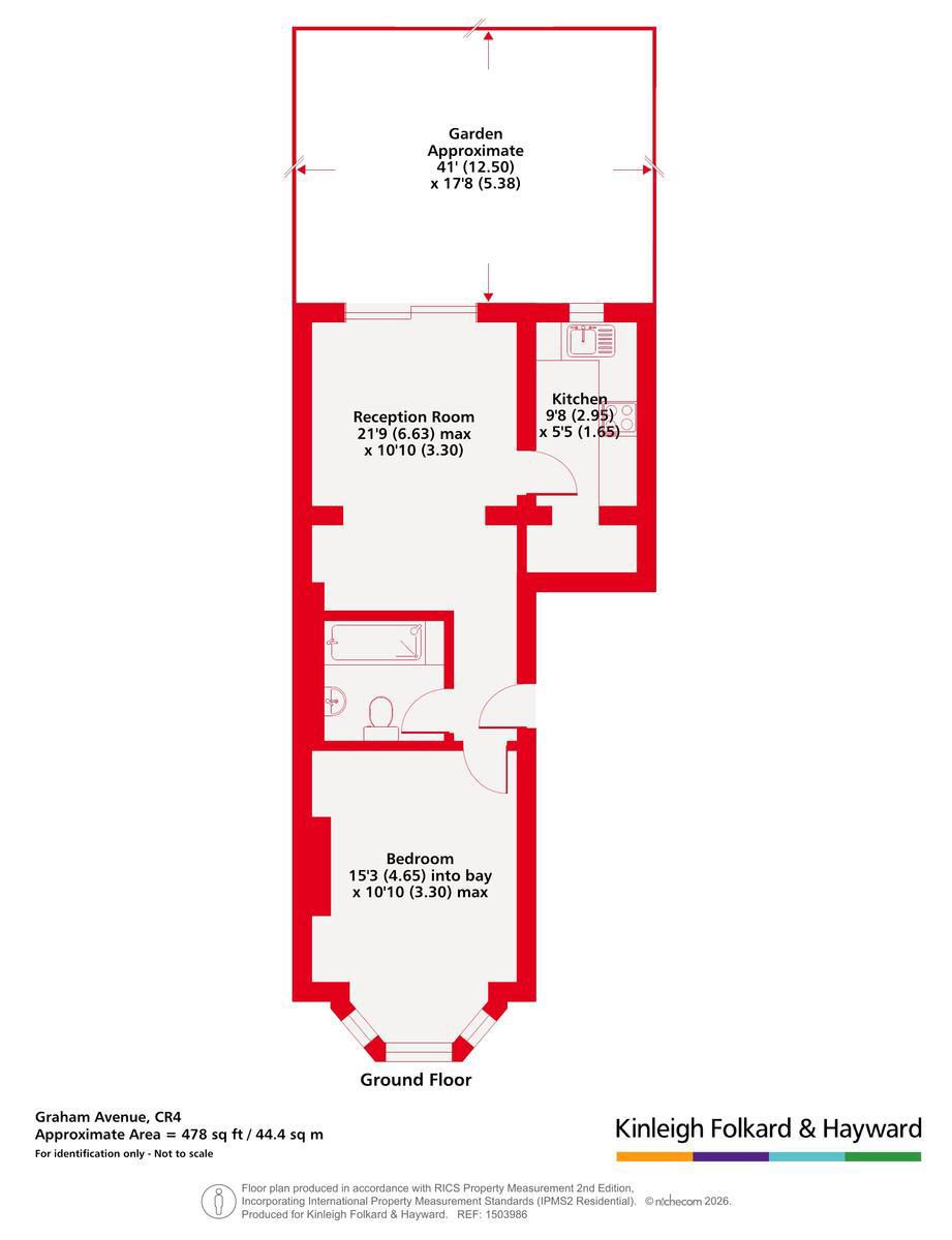 Flat 1, 70, Graham Avenue, Mitcham floorplan