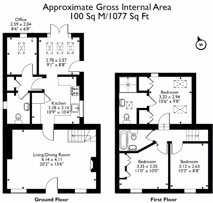 Elm Tree Cottage, Chapel Lane, Enstone floorplan