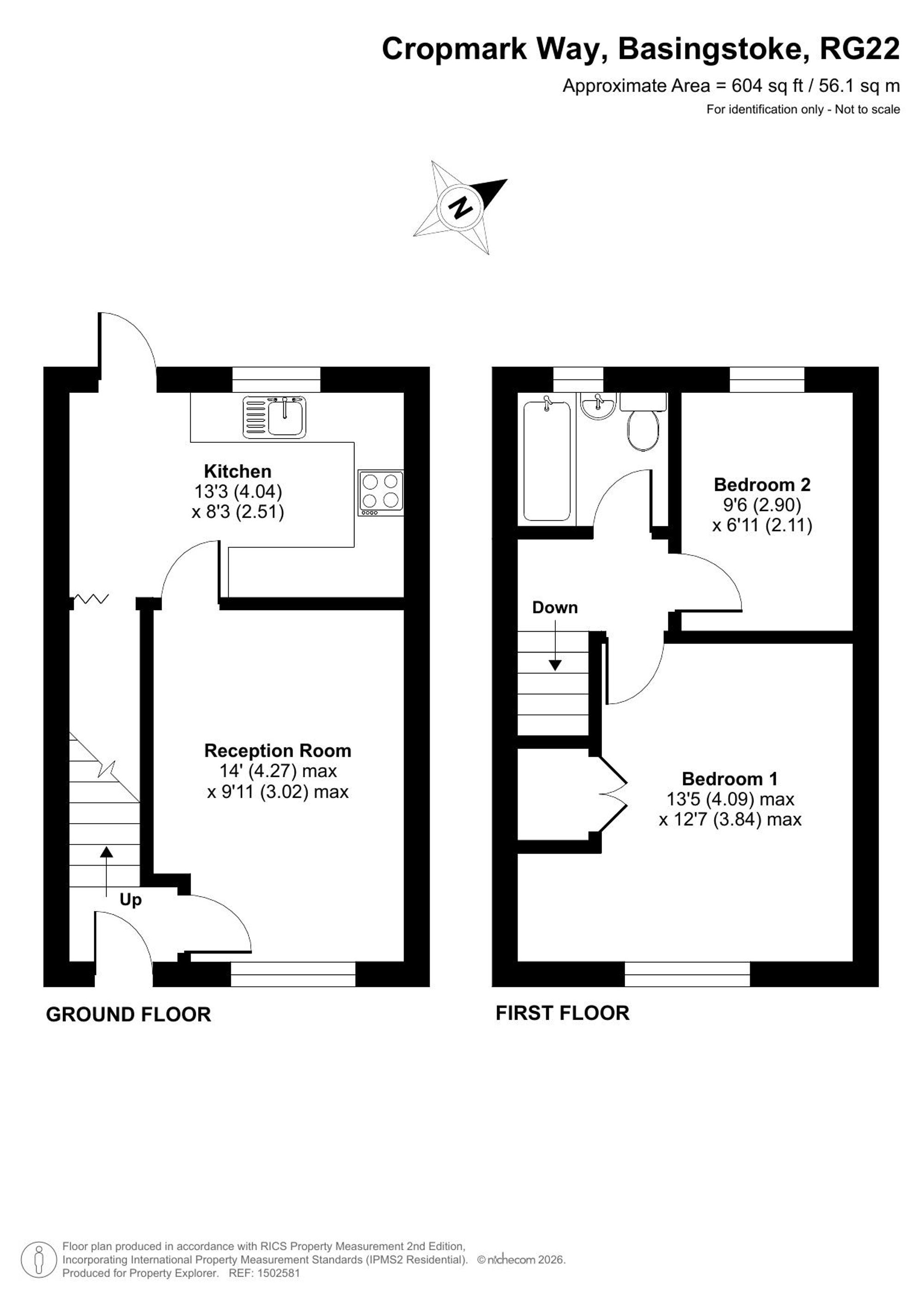 16 Cropmark Way, Basingstoke floorplan