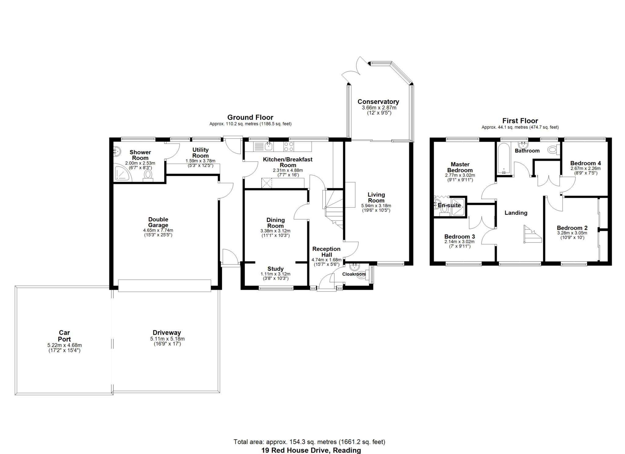 19, Red House Drive, Sonning Common floorplan