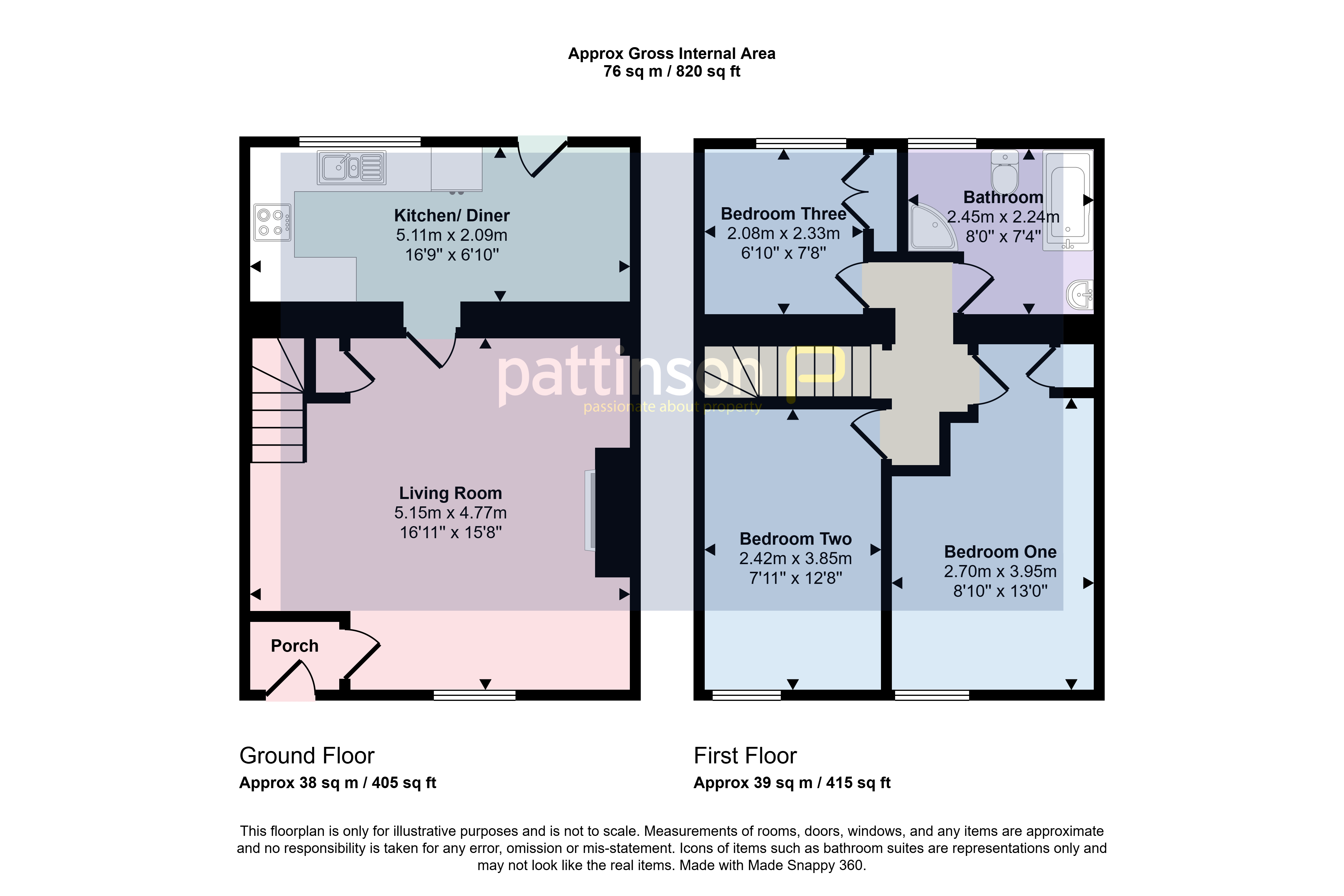 9, High Castle Terrace, Brampton floorplan