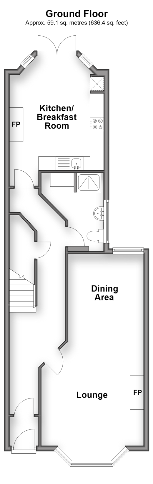 Stanhope Road, Deal floorplan