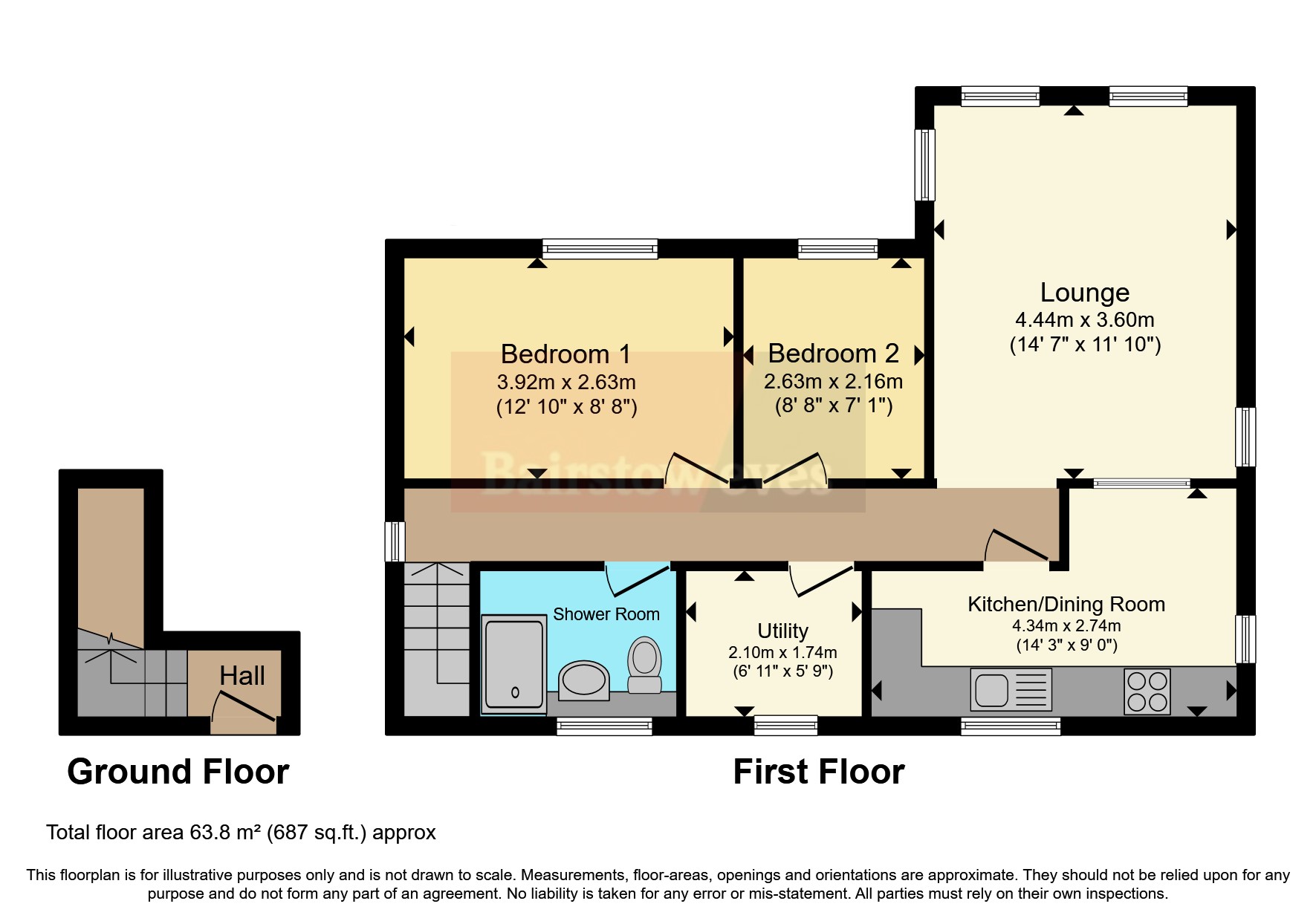 Ladybrook Lane, Mansfield, Nottinghamshire NG19, 2 bedroom