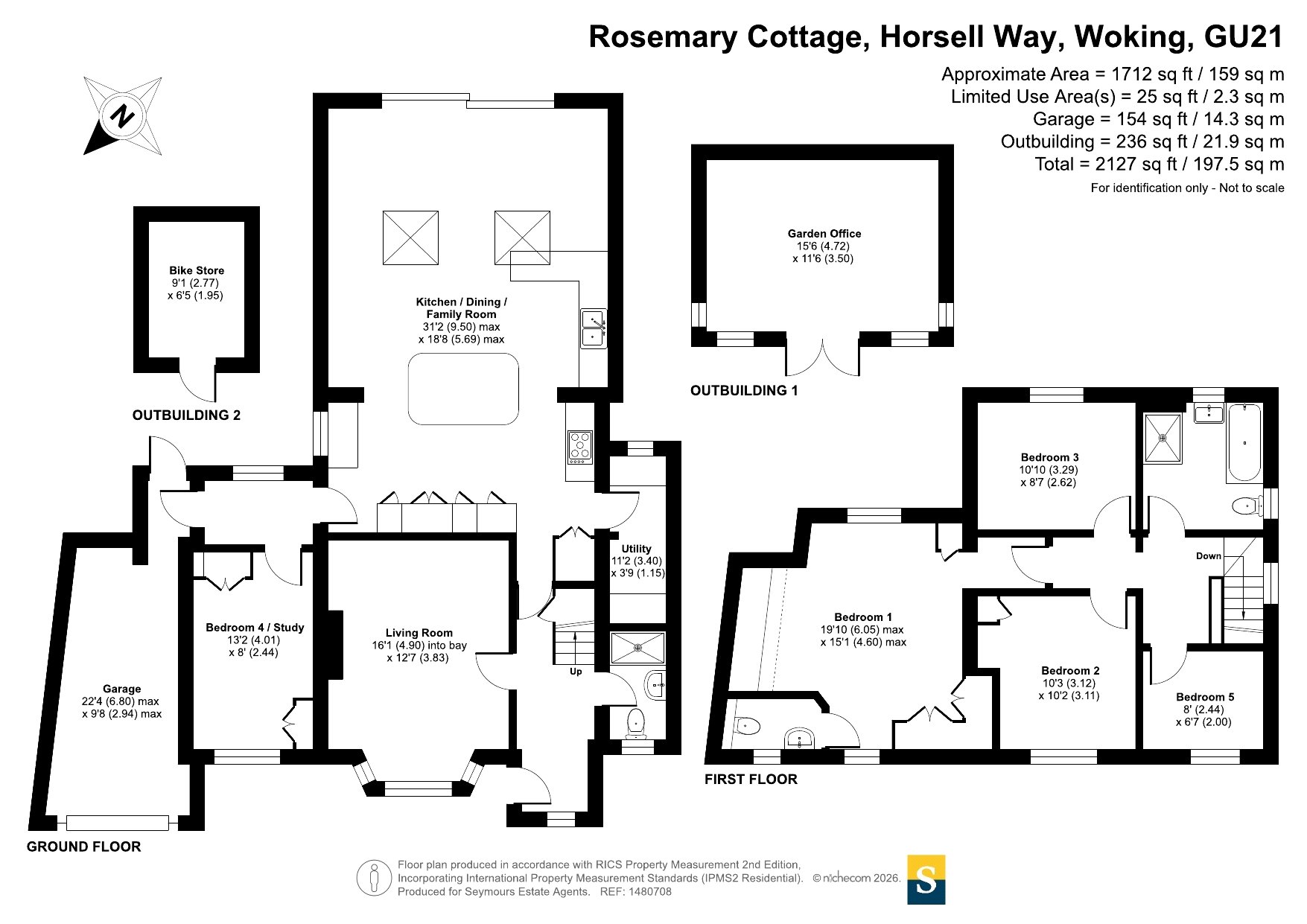 Rosemary Cottage,, Horsell Way, Surrey floorplan