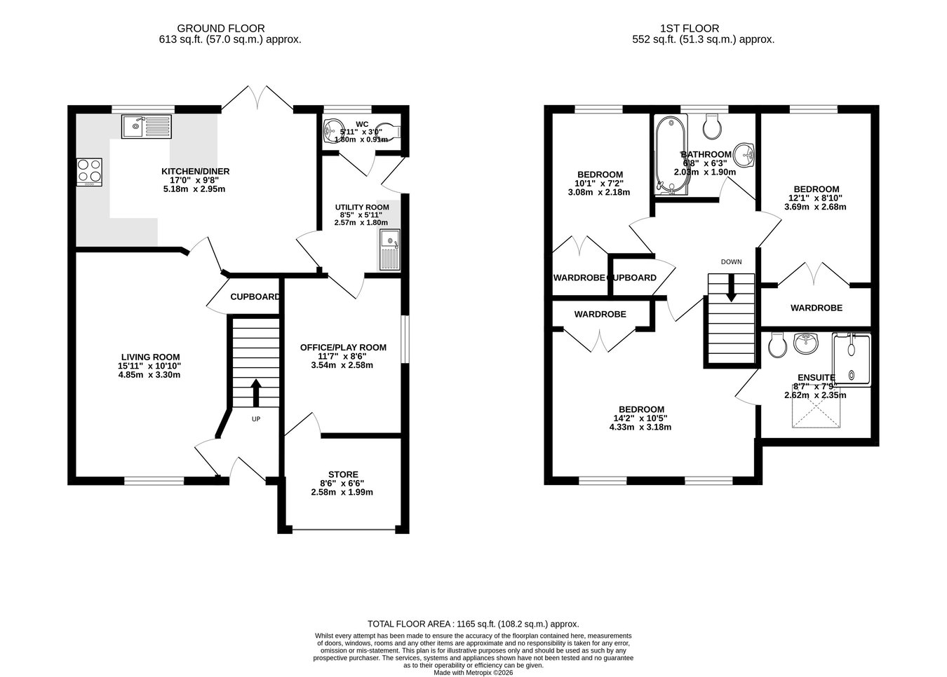 1, Hoggan Park, Brecon floorplan