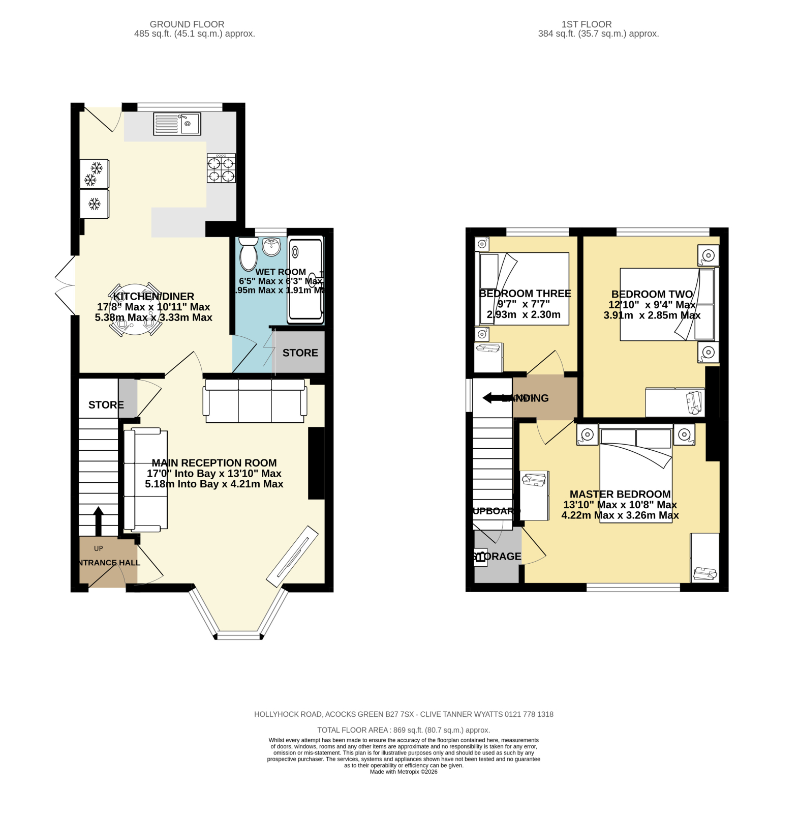 Acocks Green, Birmingham floorplan