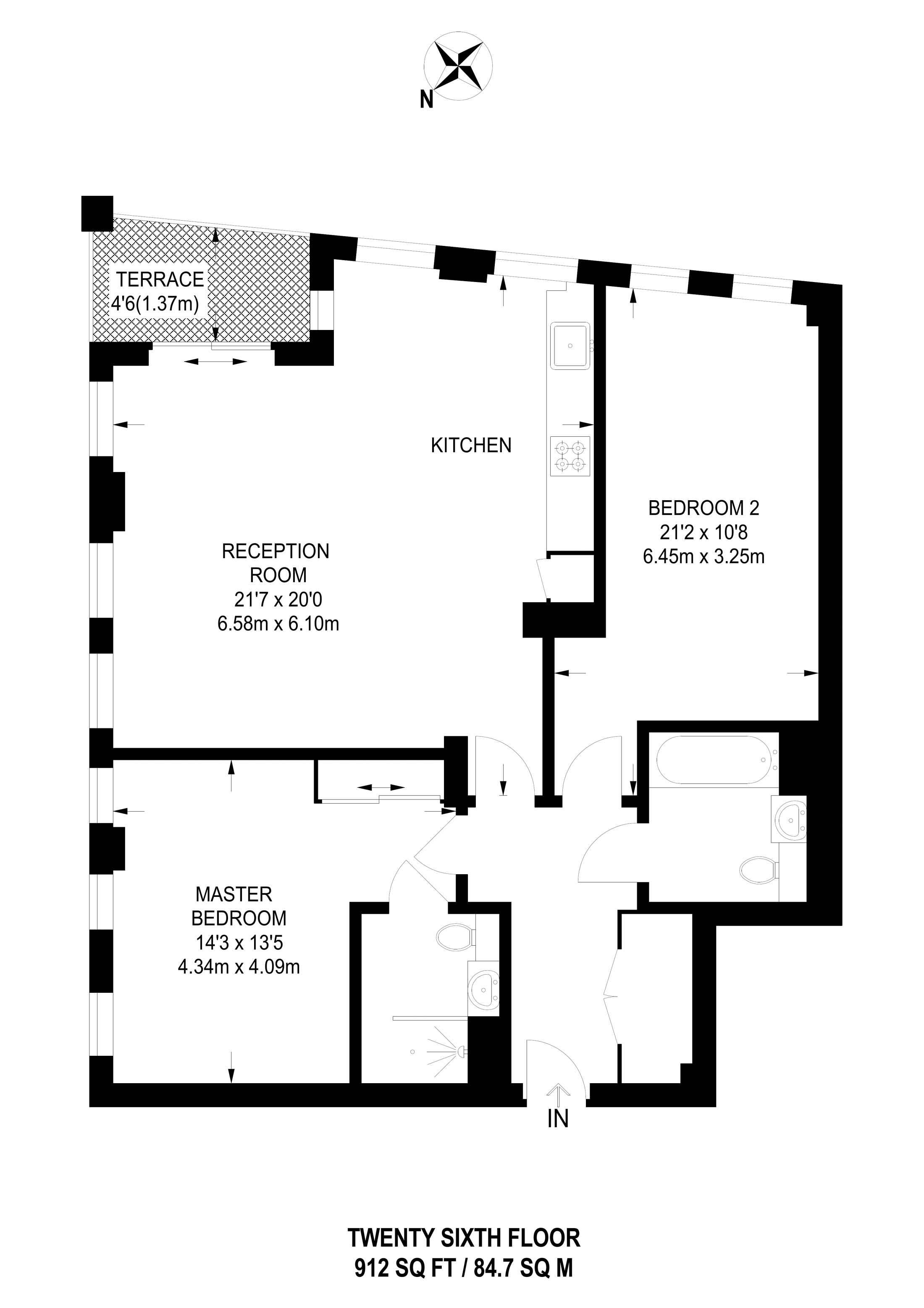 2 Bedrooms Flat to rent in Great Eastern Road, Stratford, London E15