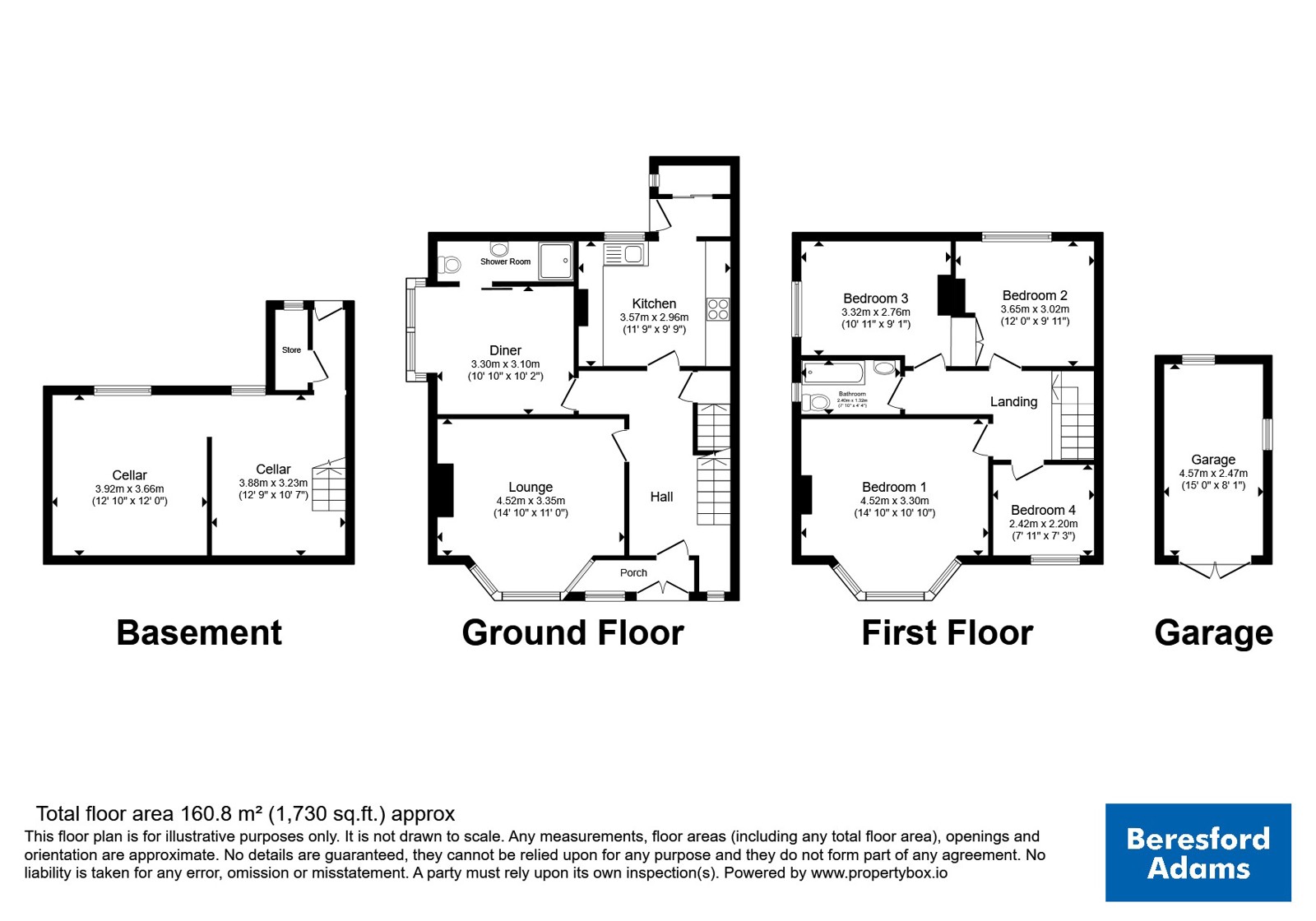 1, Endsleigh Road, Colwyn Bay floorplan