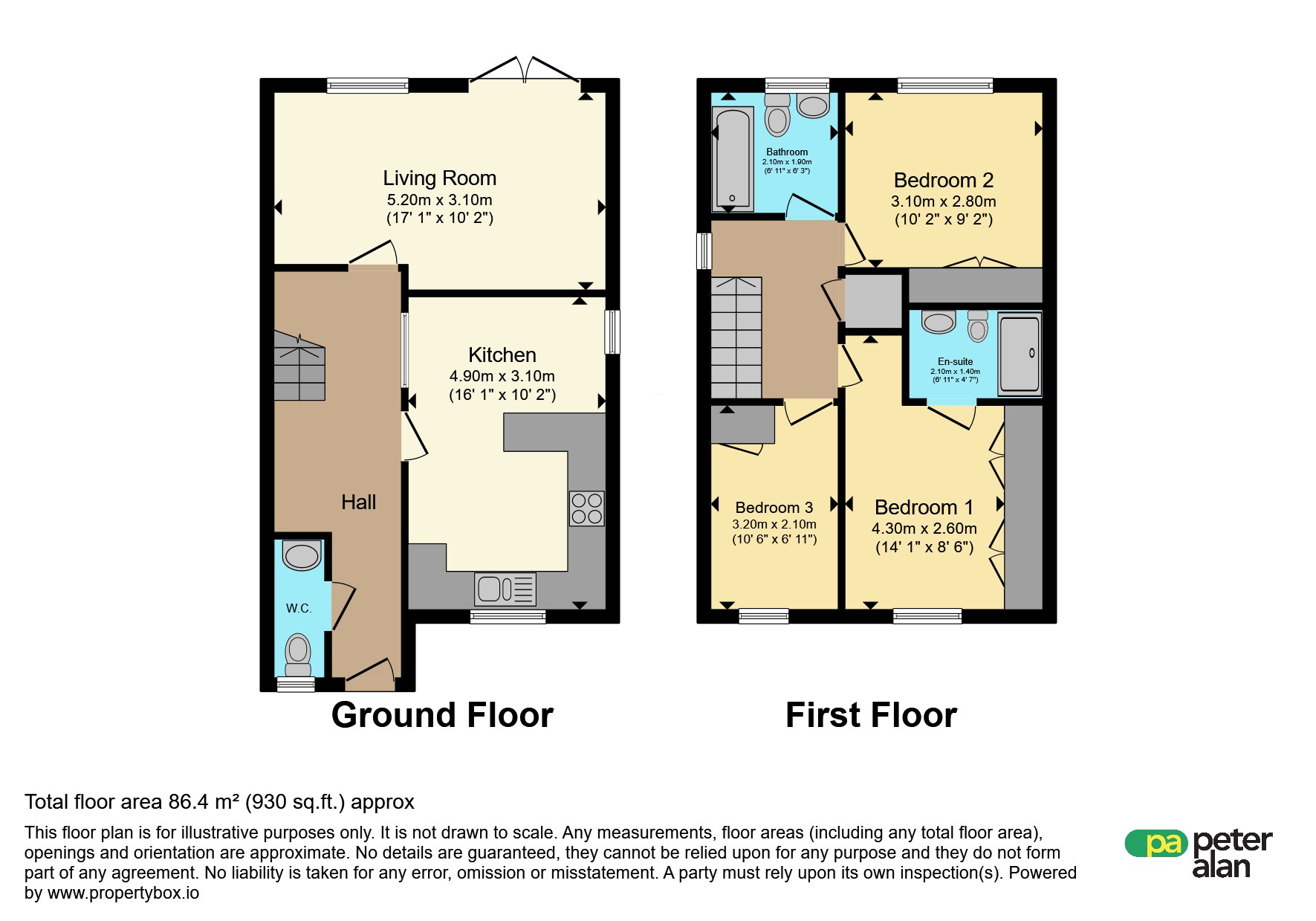 5, Ffordd Cae'r Llwyn, Caerphilly floorplan