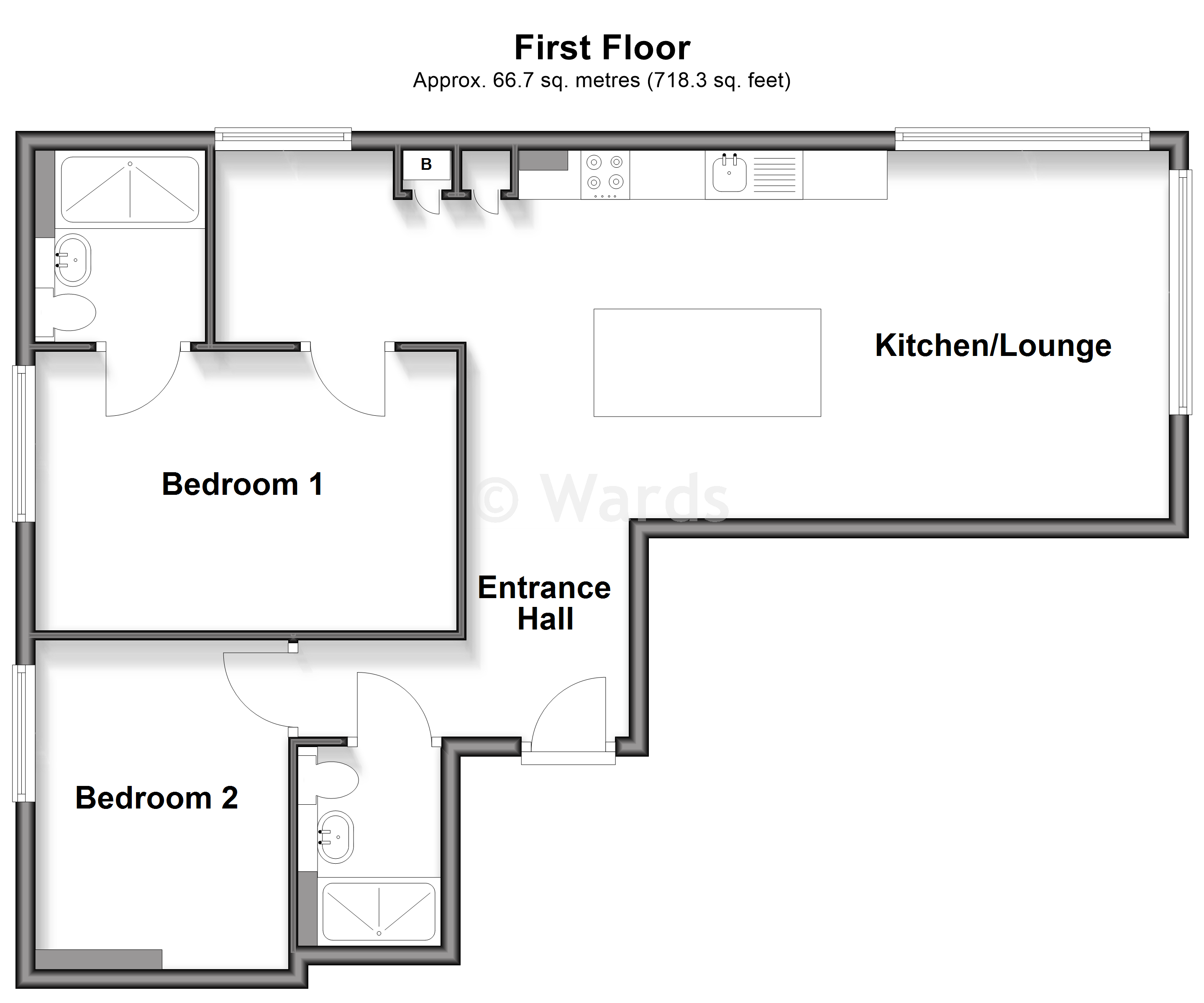 Sydney House, Spindle Close, Folkestone floorplan