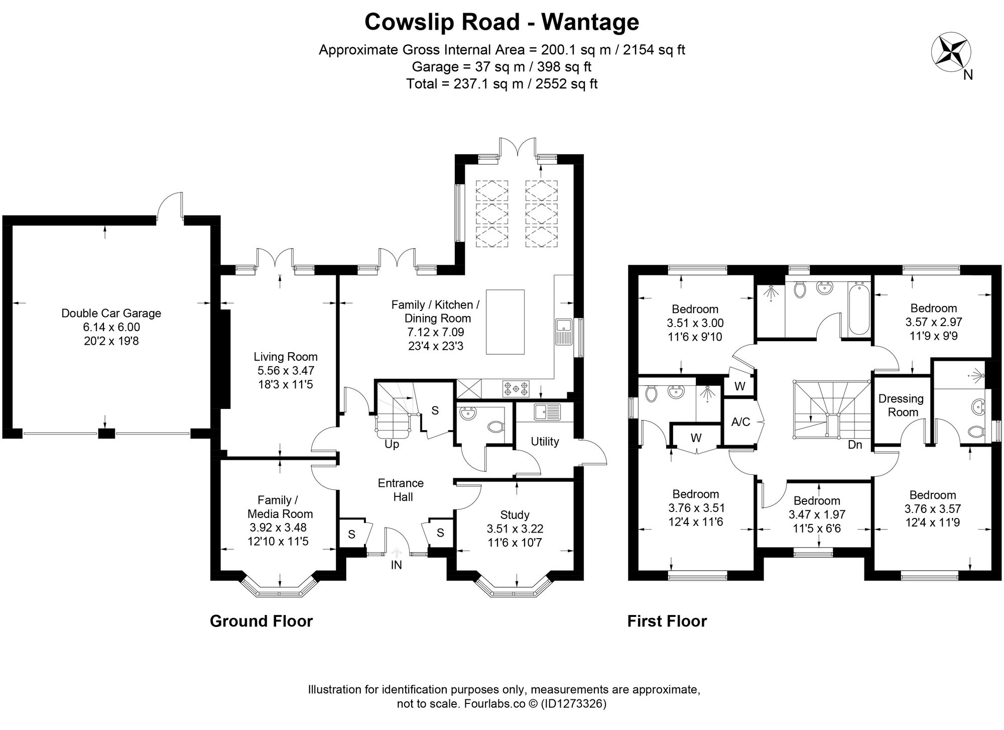 15 Cowslip Road, Wantage floorplan