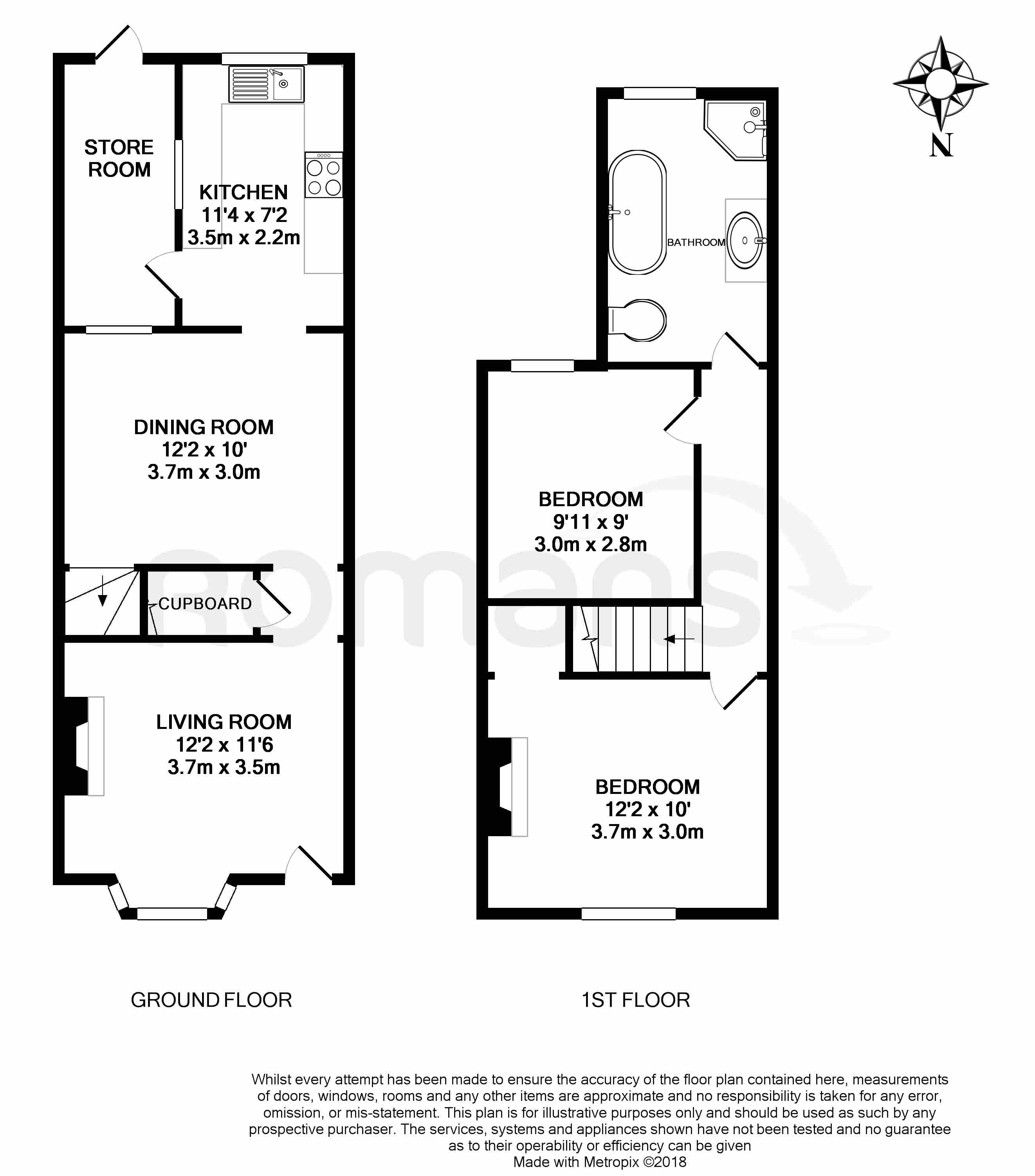 Queens Road, Caversham, Reading RG4, 2 bedroom terraced house to rent