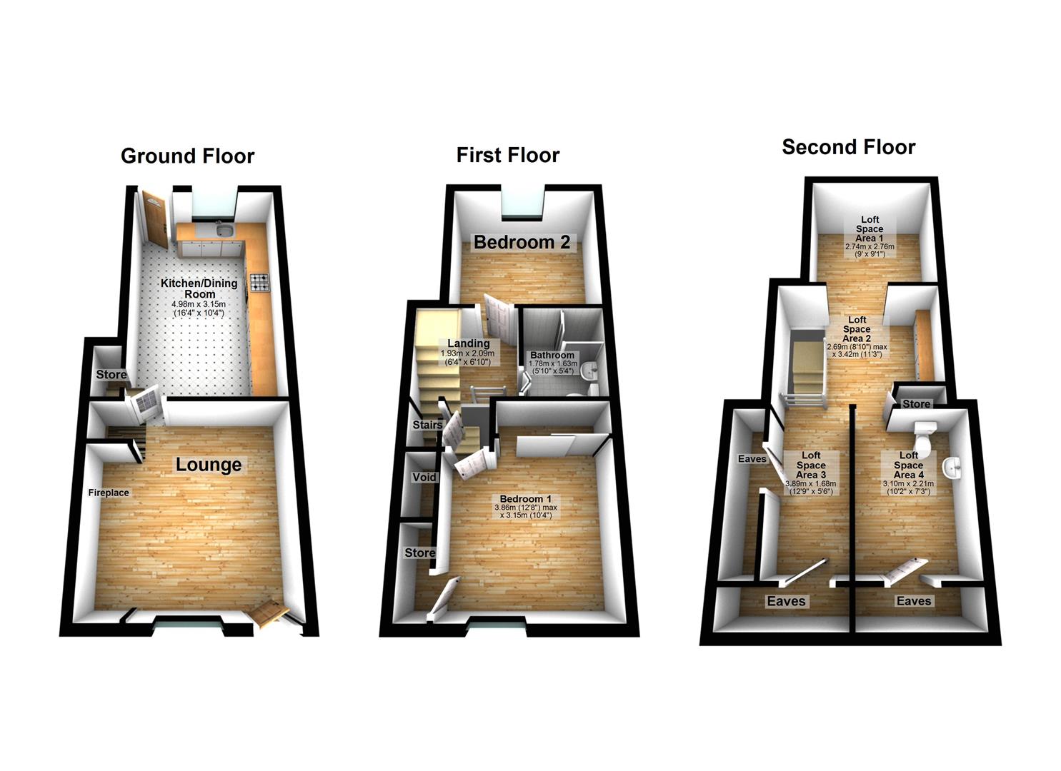1 The Arches, 16, The Arches, High Street, Birmingham floorplan