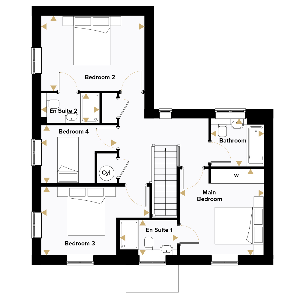 048, Hopkins Homes At Wixams, Four Acre Drive, Wixams floorplan