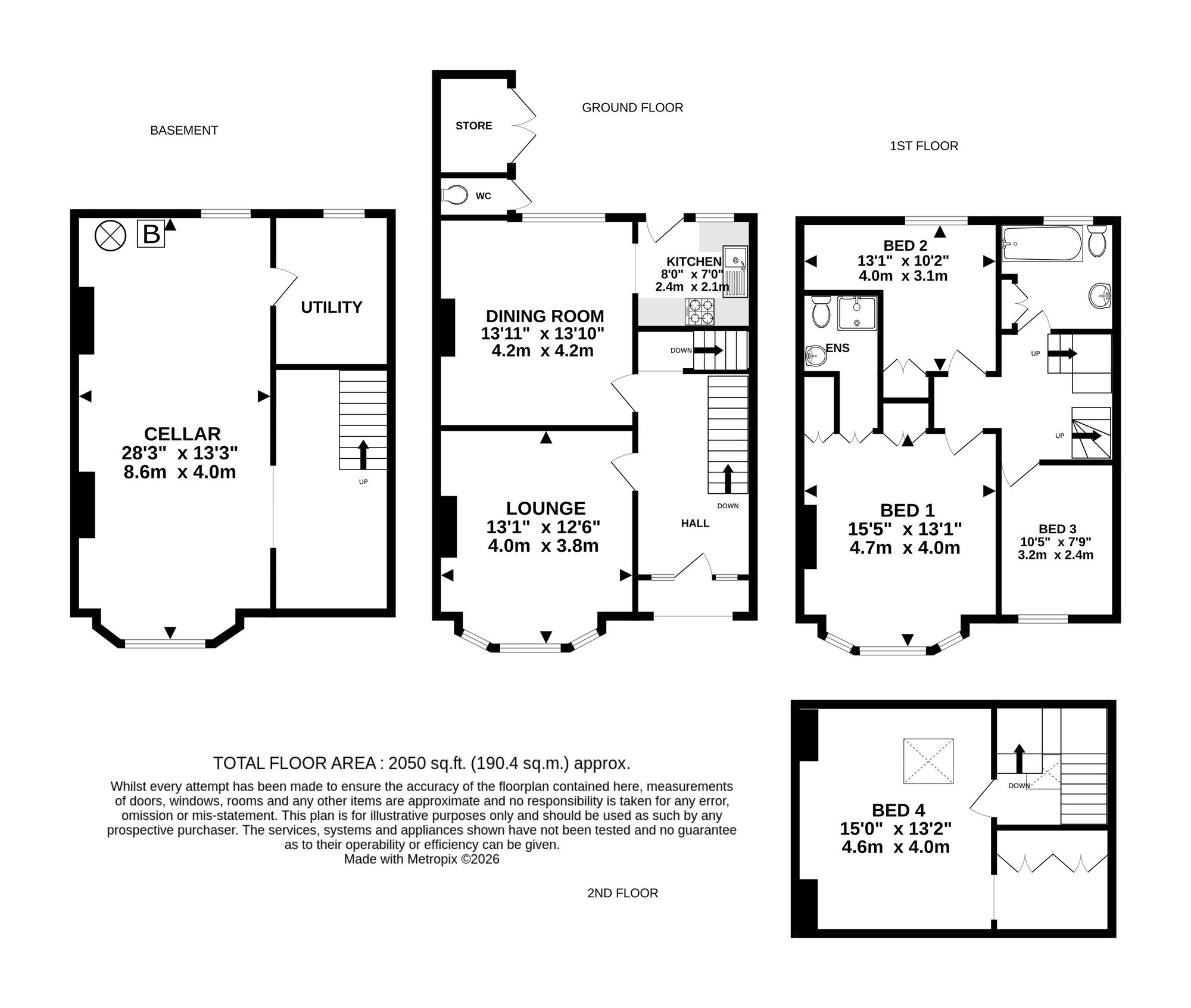 44 Ashfield Road, Altrincham floorplan