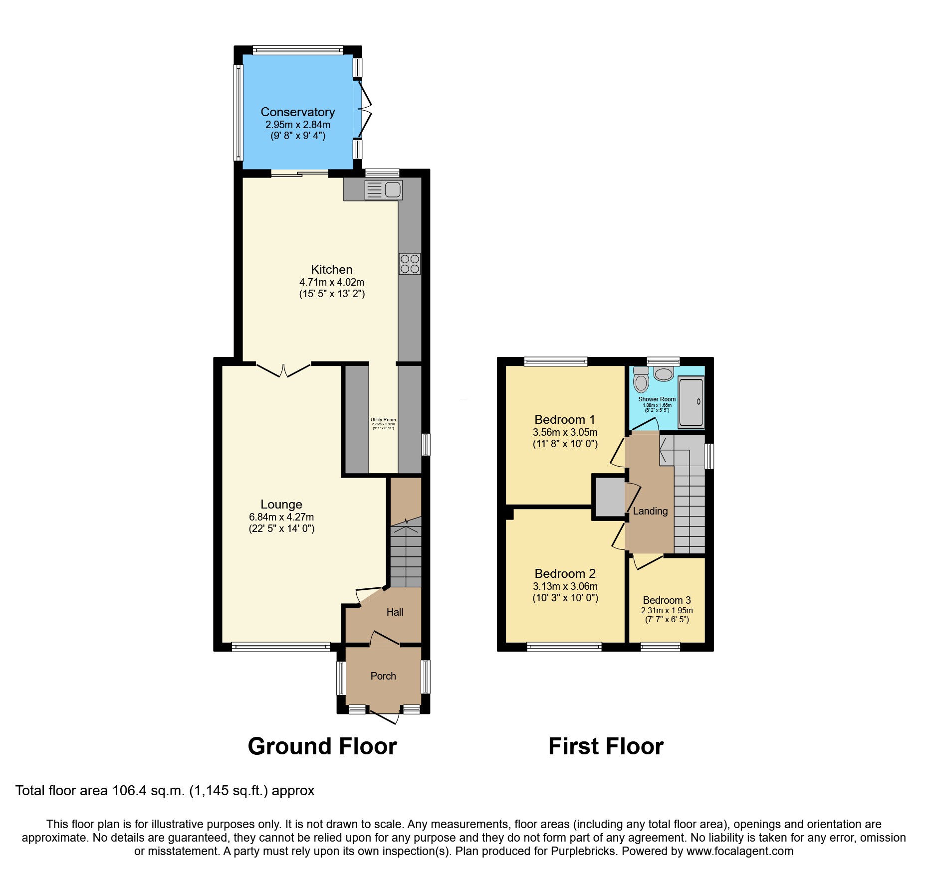 3, Cleveland Close, Liverpool floorplan