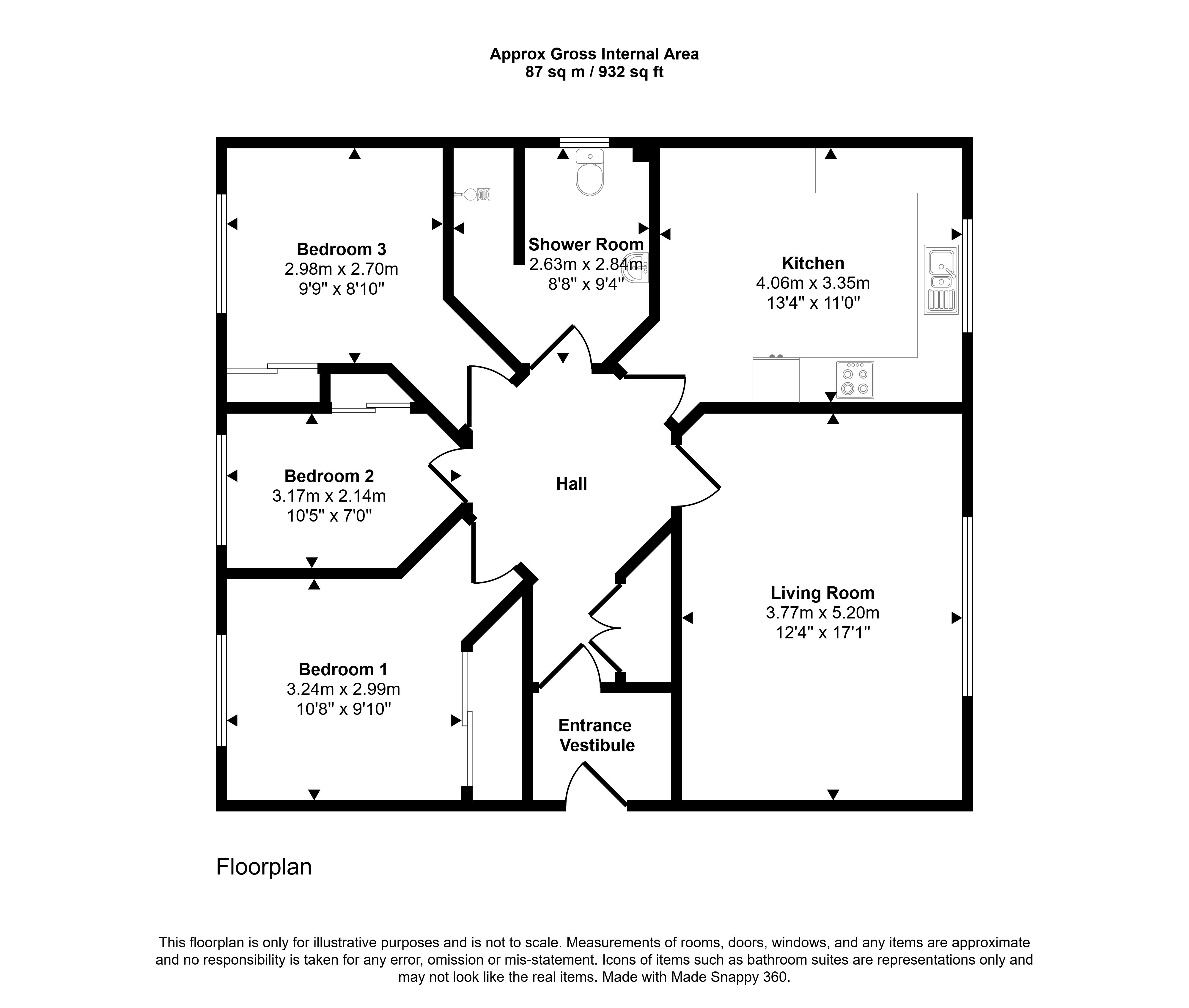 5, Royal Oak Court, Orkney floorplan