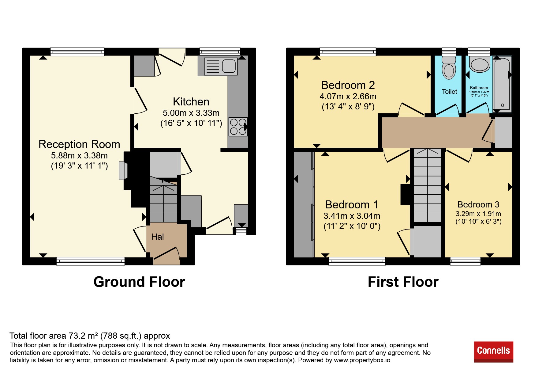 34, Flaxley Road, RUGELEY floorplan