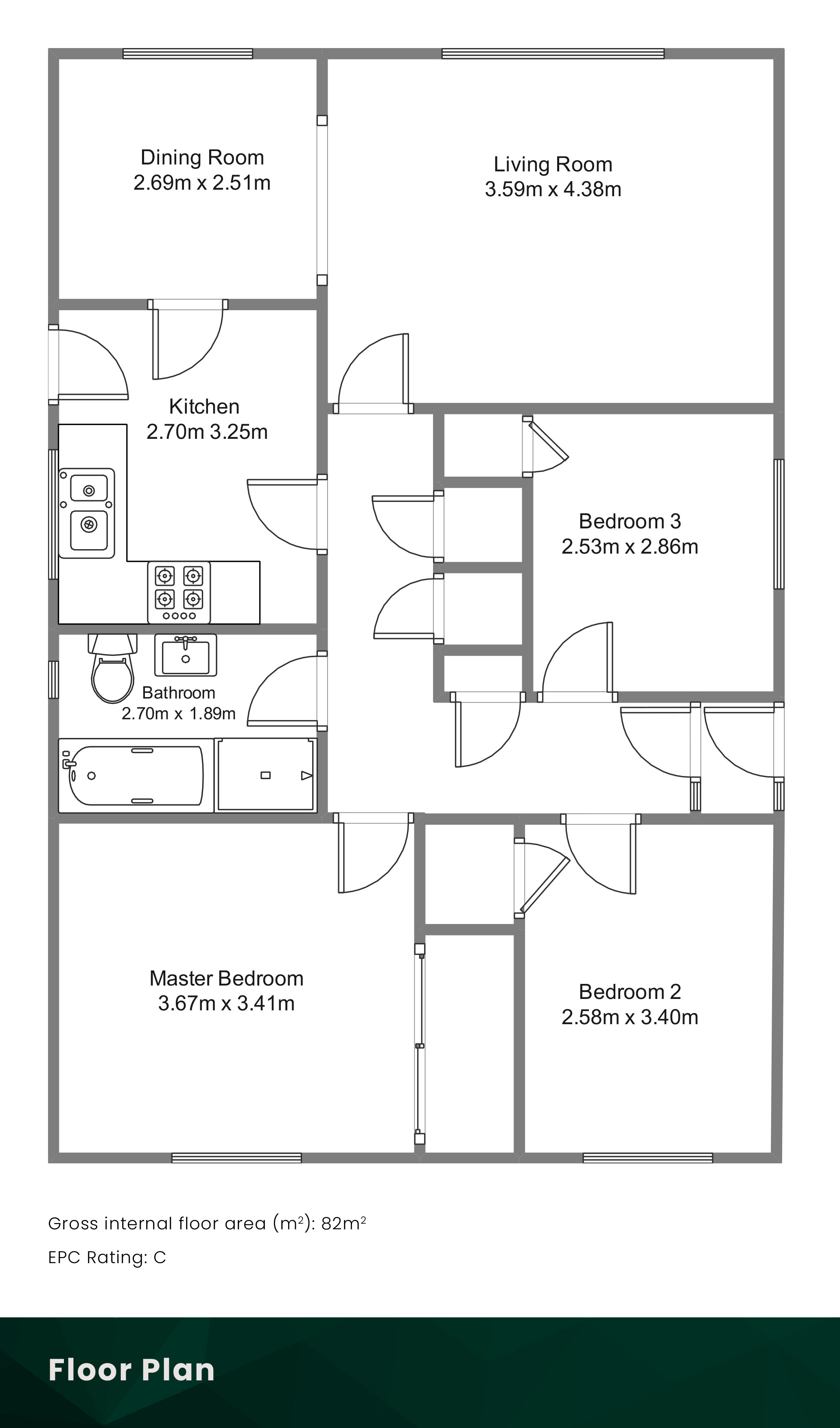 93, Overton Avenue, Inverness floorplan