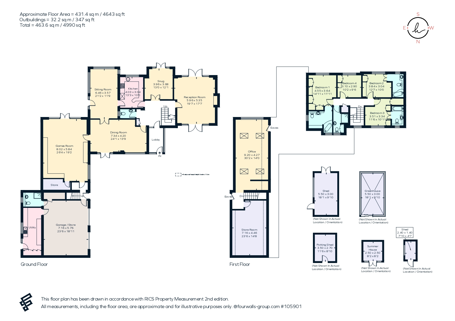 Stowe Cottage, Fleet Hill, Wokingham floorplan