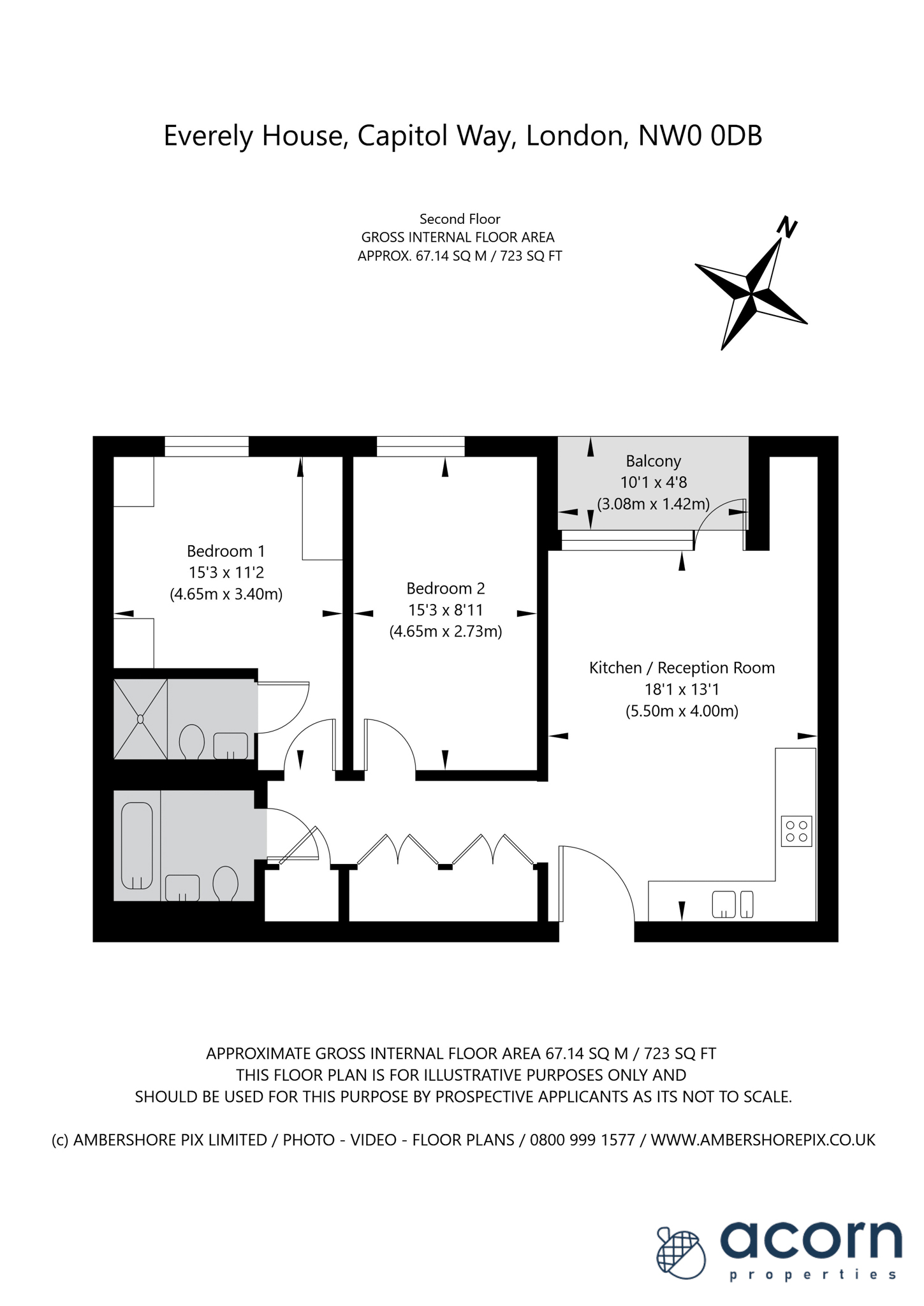 Everly House, Colindale floorplan