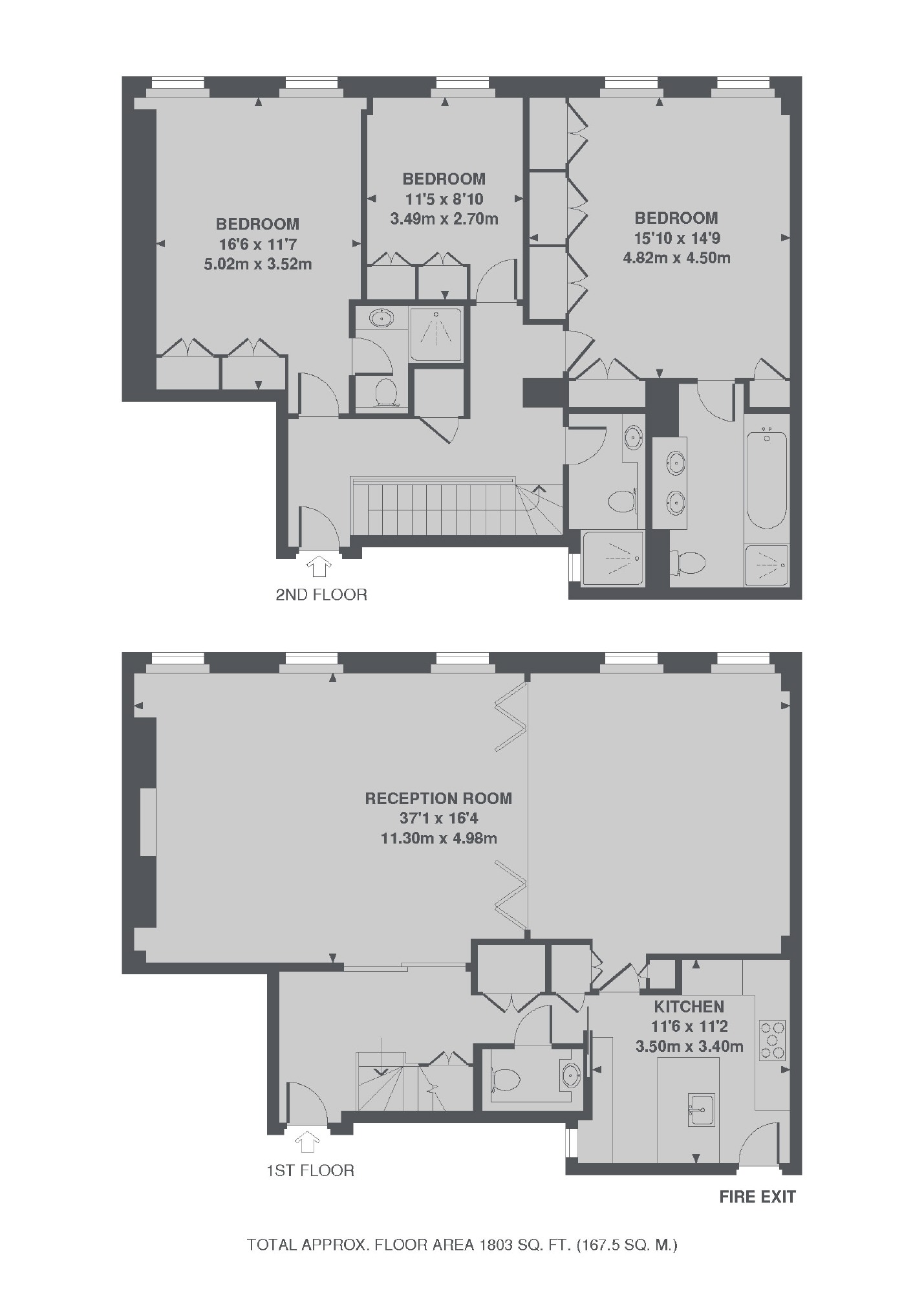 Flat 3, 46, Upper Grosvenor Street, London floorplan
