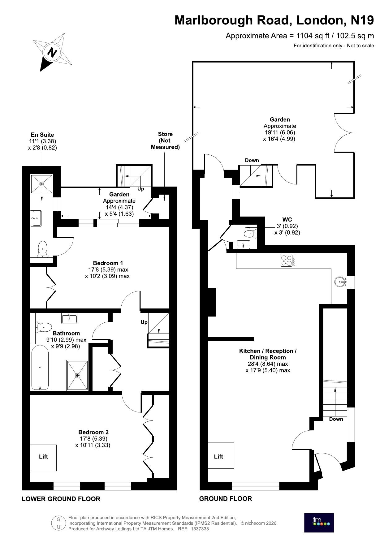 Marlborough Road, London floorplan