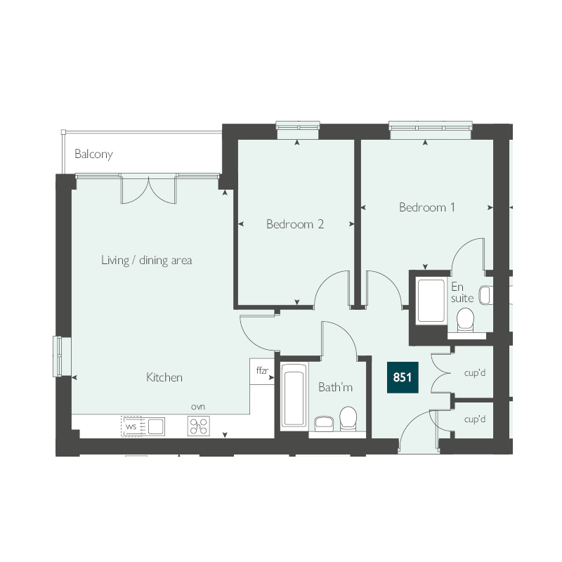 851, Kingsmead Avenue, Chichester floorplan