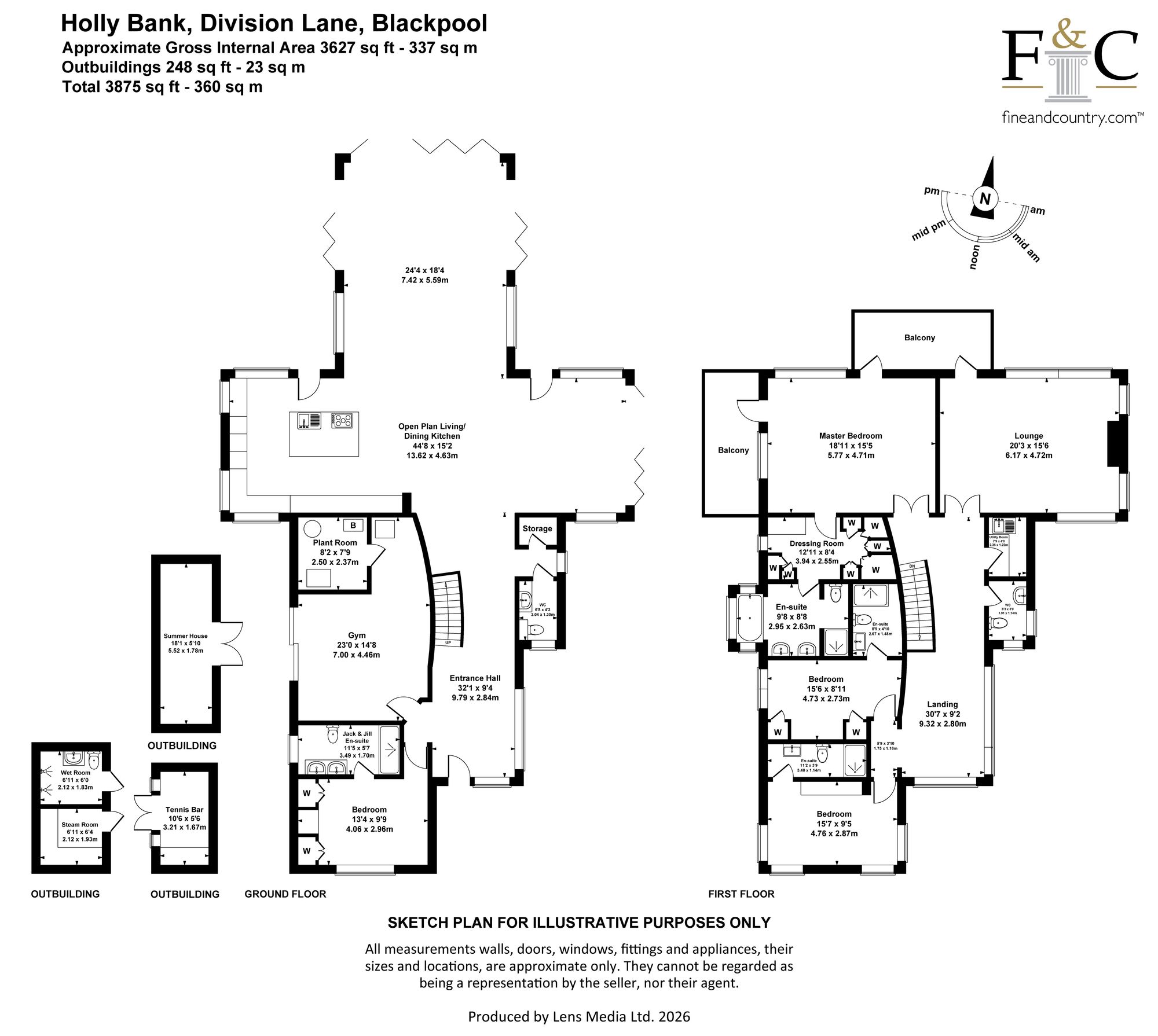 Holly Bank Division Lane, Blackpool floorplan