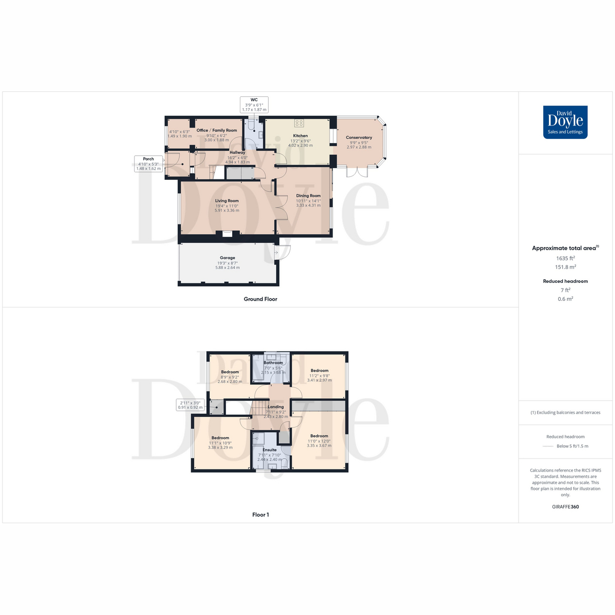 8, Woodfield Gardens, Hemel Hempstead floorplan