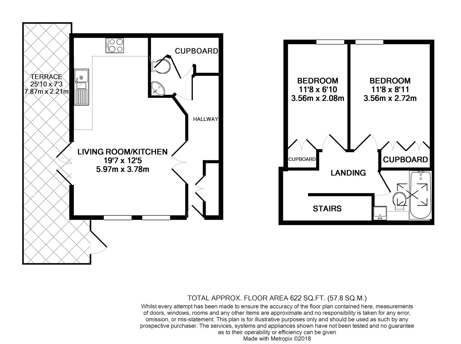 1, Mutrix Road, London floorplan
