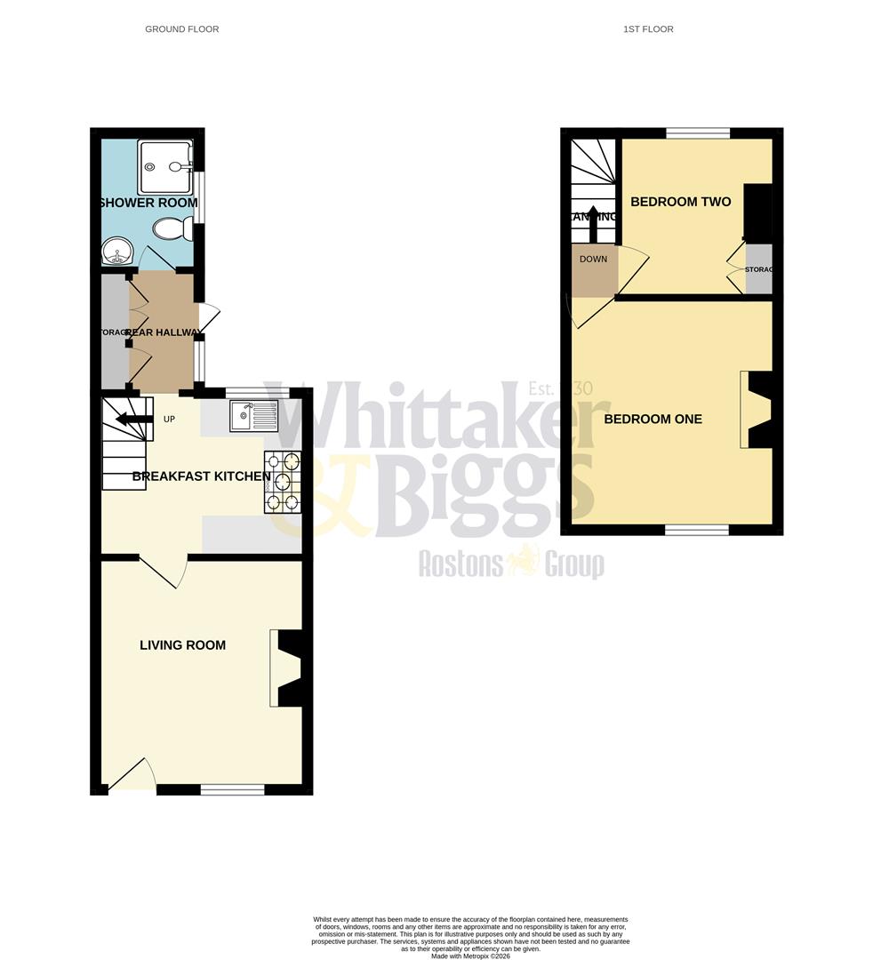 Well Street, Leek floorplan